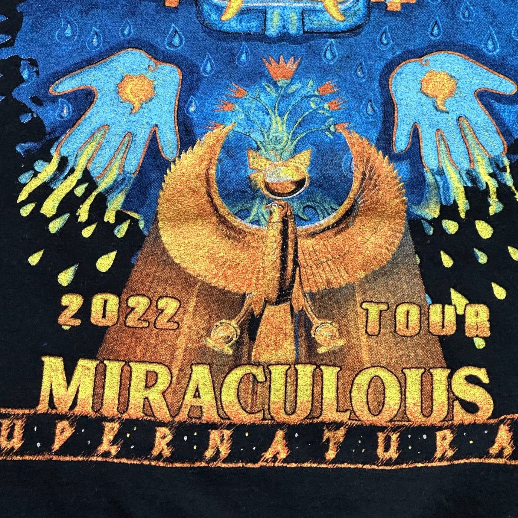 Vintage VINTAGE Carlos Santana Shirt Womens 2X Earth Wind Fire Miraculous Supernatural Tour 2022 Size XXL / US 16-18 / IT 52-54 - 4 Thumbnail