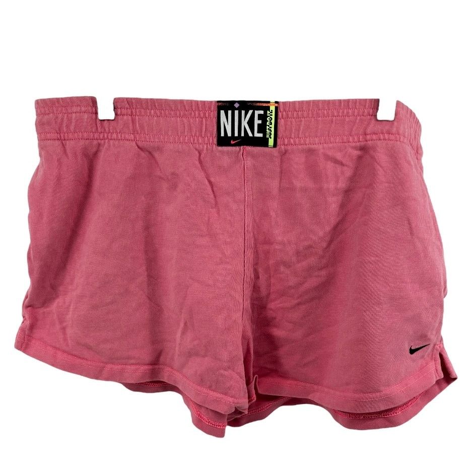 Nike Nike Washed Running Shorts Logo Patch Pull On Pink Large Size 36" / US 14 / IT 50 - 2 Thumbnail