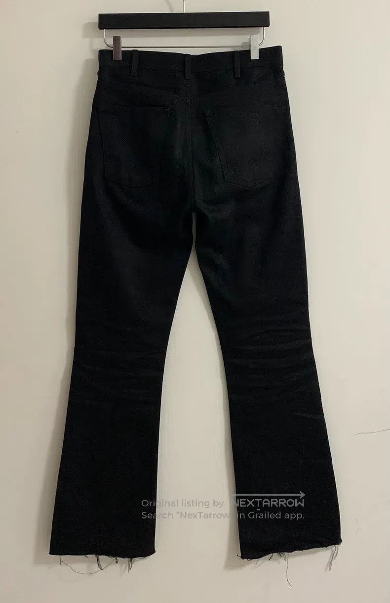 Celine CELINE Black Frayed Flared Denim Jeans Size US 28 / EU 44 - 2 Thumbnail