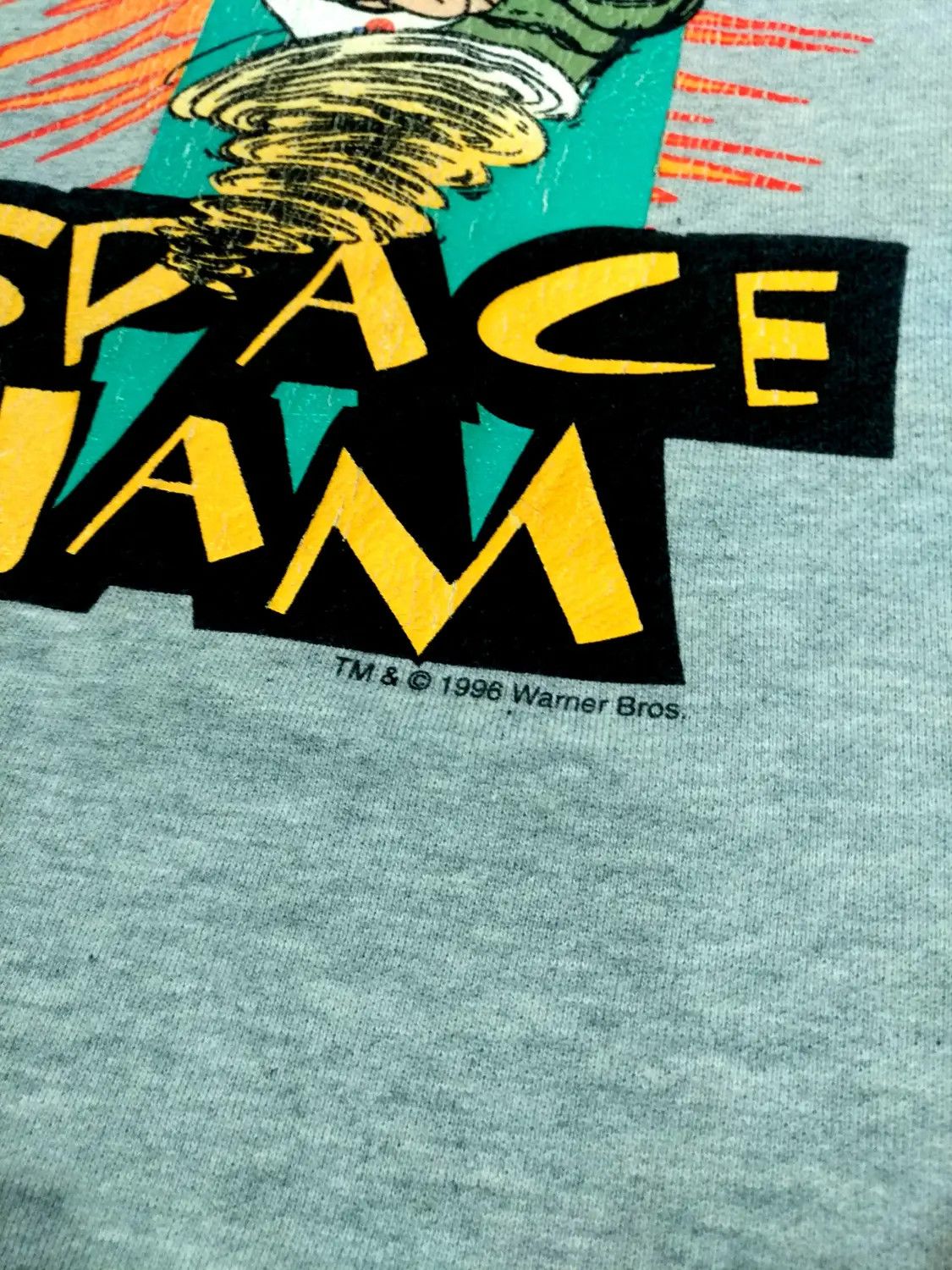 Vintage × Warner Bros Rare! Vintage 1996 Space Jam Movie Tazmanian Devil Size US M / EU 48-50 / 2 - 4 Thumbnail