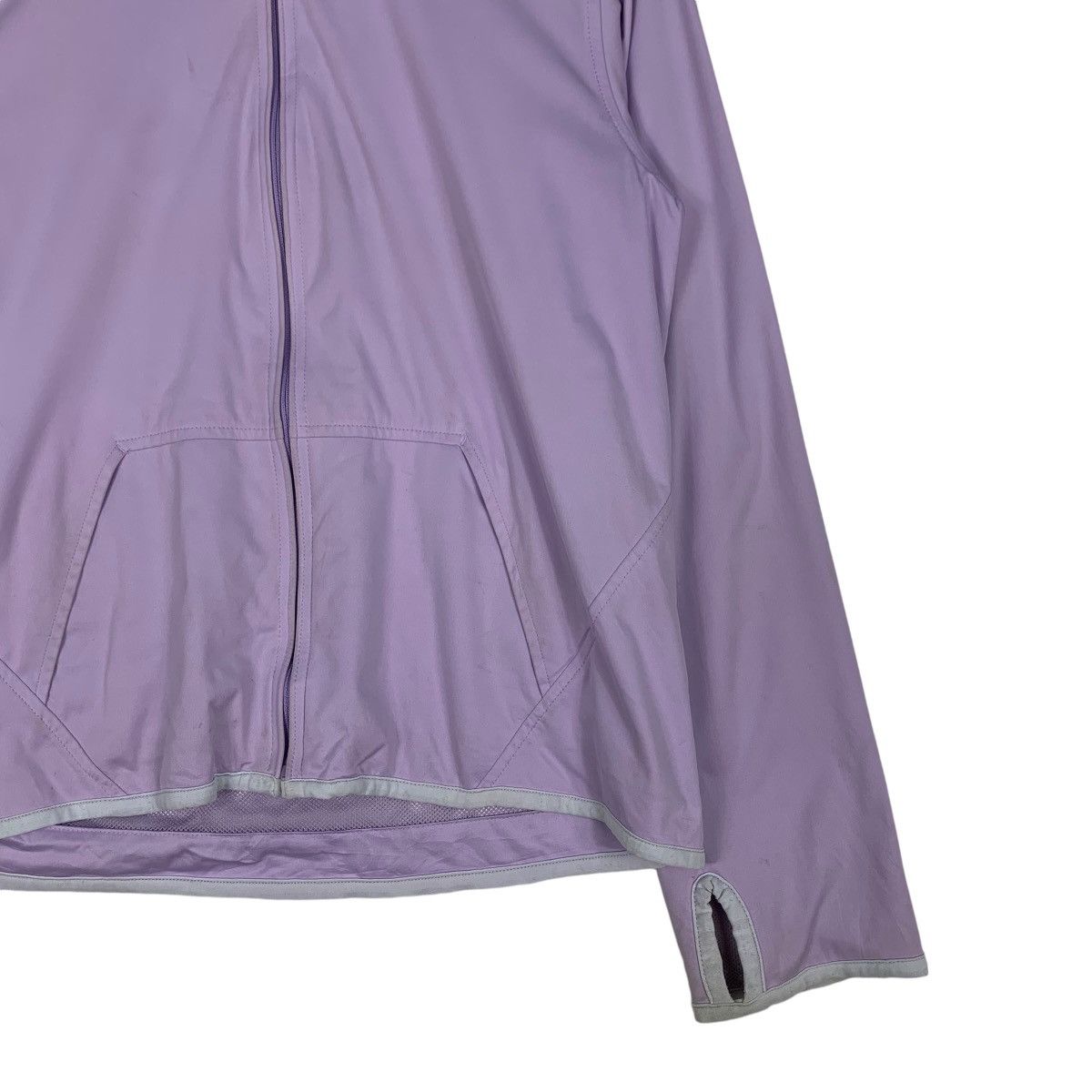 Uniqlo UNIQLO Hoodie Light Jacket in Light Purple Plain #1213-C55 Size M / US 6-8 / IT 42-44 - 5 Thumbnail