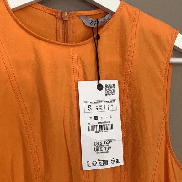 Zara Zara midi swing dress ZW collection Size S / US 4 / IT 40 - 2 Thumbnail