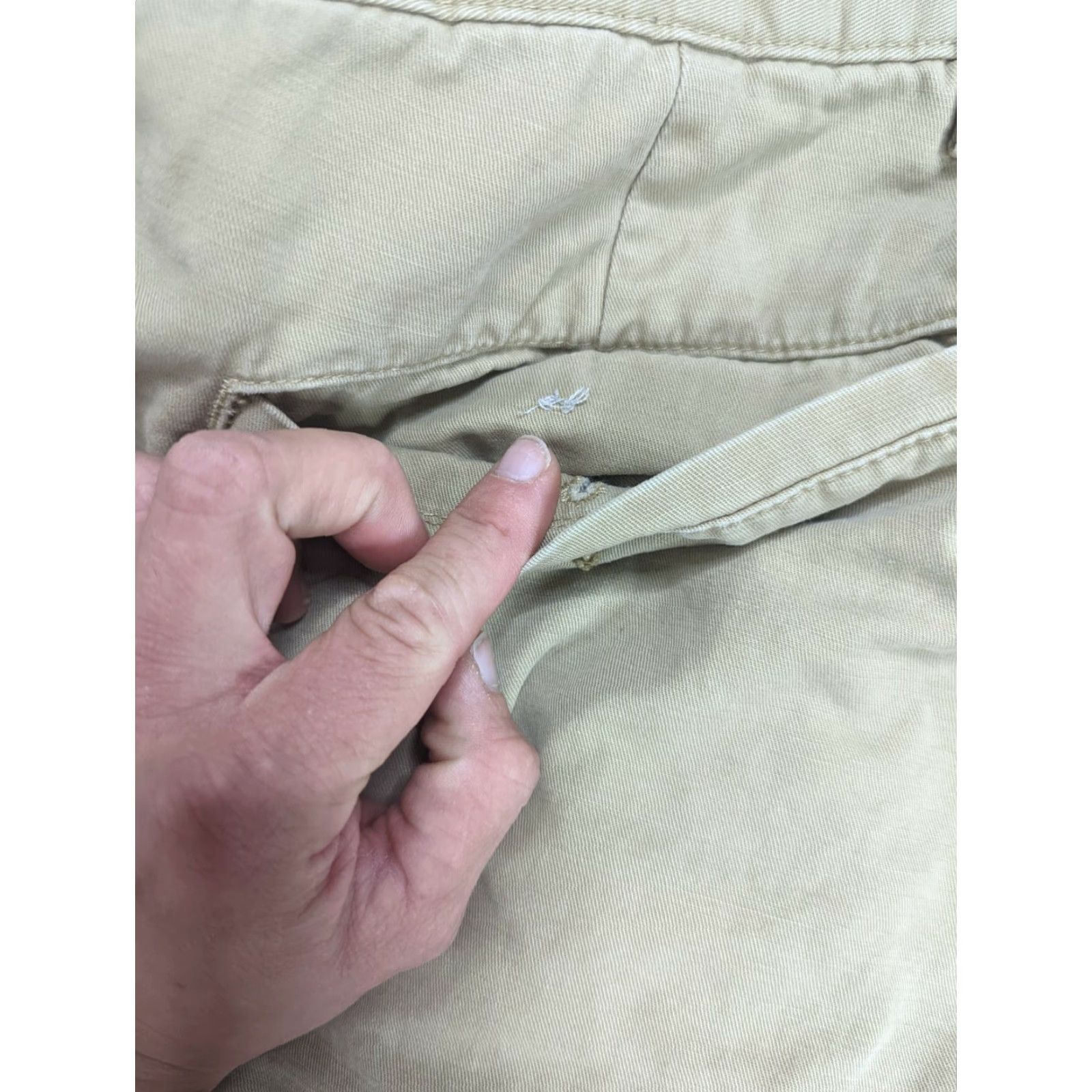 Duluth Trading Company Duluth Trading Co Pants Mens 38x34 Chino Mid Rise Light Comfort Zip Pocket P4M Pants Size US 38 / EU 54 - 4 Thumbnail