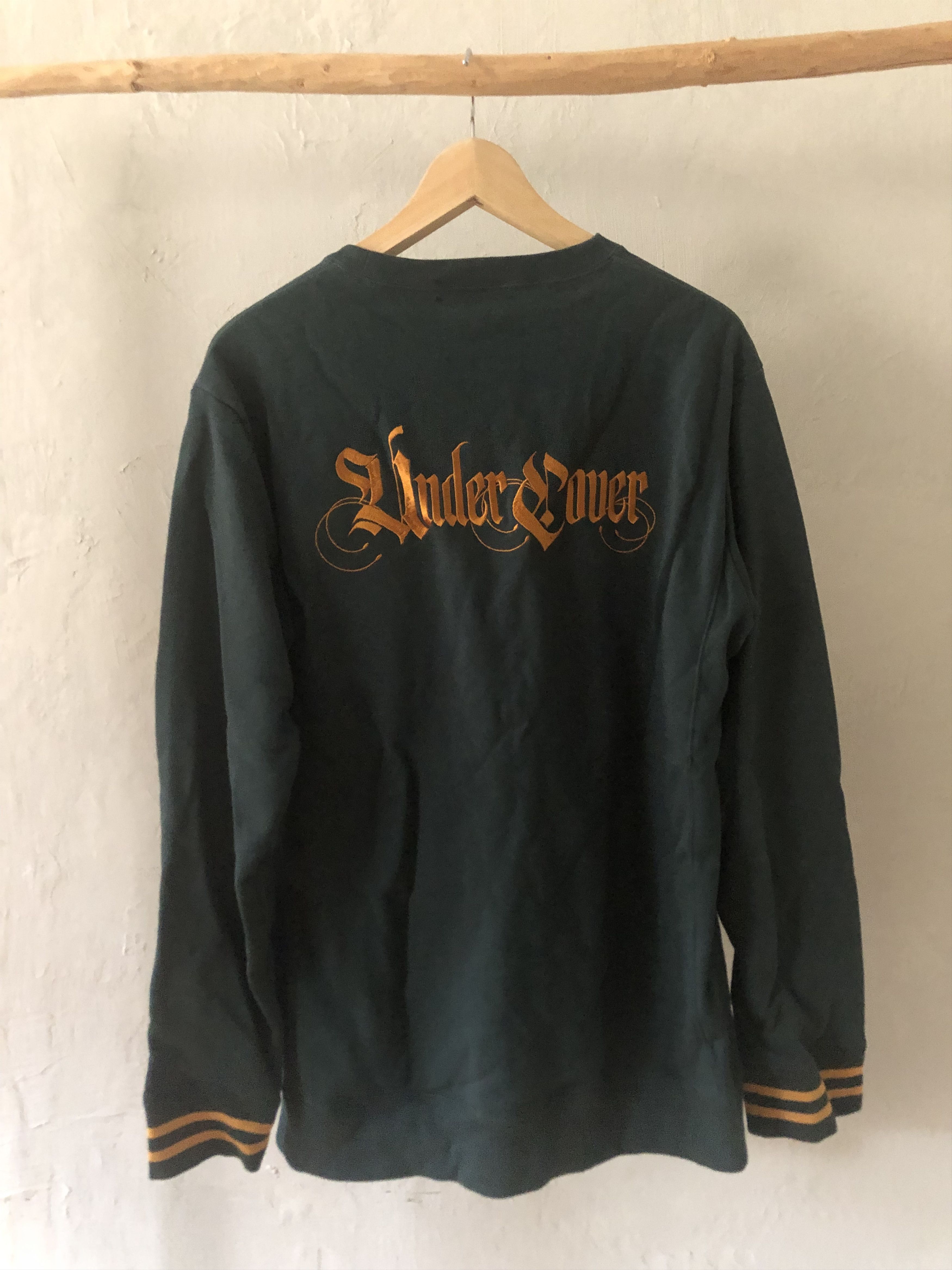 Undercover Undercover green/gold logo sweatshirt Size US L / EU 52-54 / 3 - 6 Thumbnail