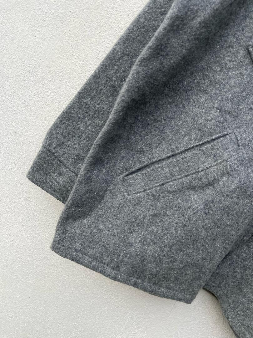 Vintage Melton Wool Zipper Jacket Size US L / EU 52-54 / 3 - 8 Thumbnail