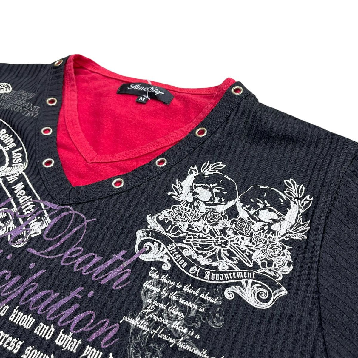 14th Addiction 2000s Time Step Poem Punk Cross Grunge Tee Size US M / EU 48-50 / 2 - 7 Thumbnail