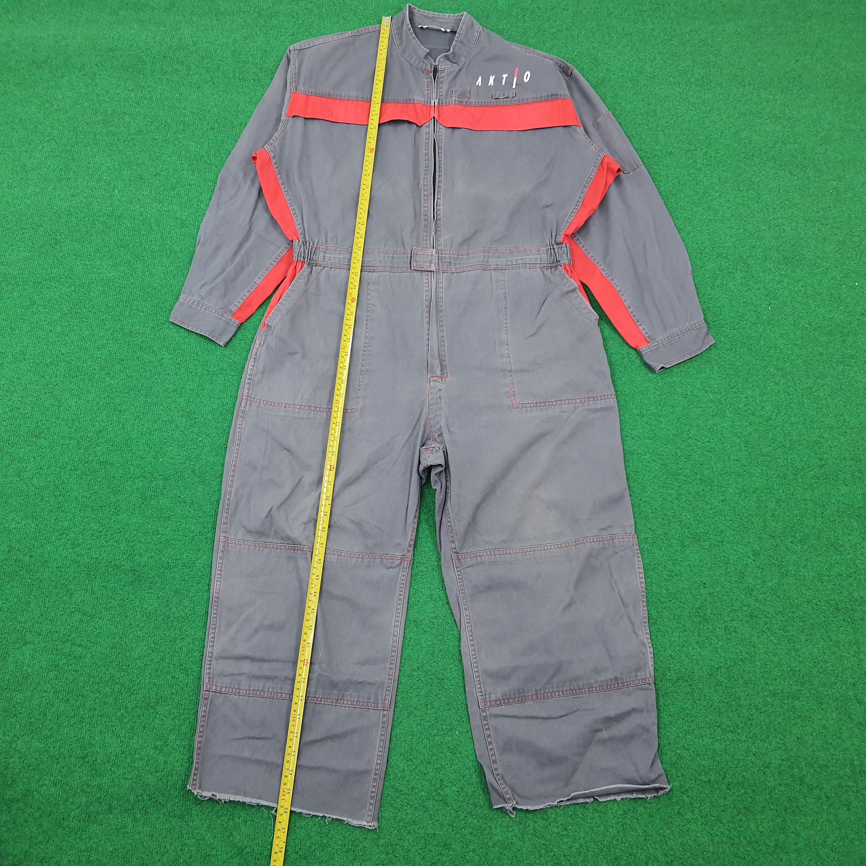 Japanese Brand × Vintage Vintage Aktio Japan Construction Brand workwear Jacket Size US XL / EU 56 / 4 - 4 Thumbnail