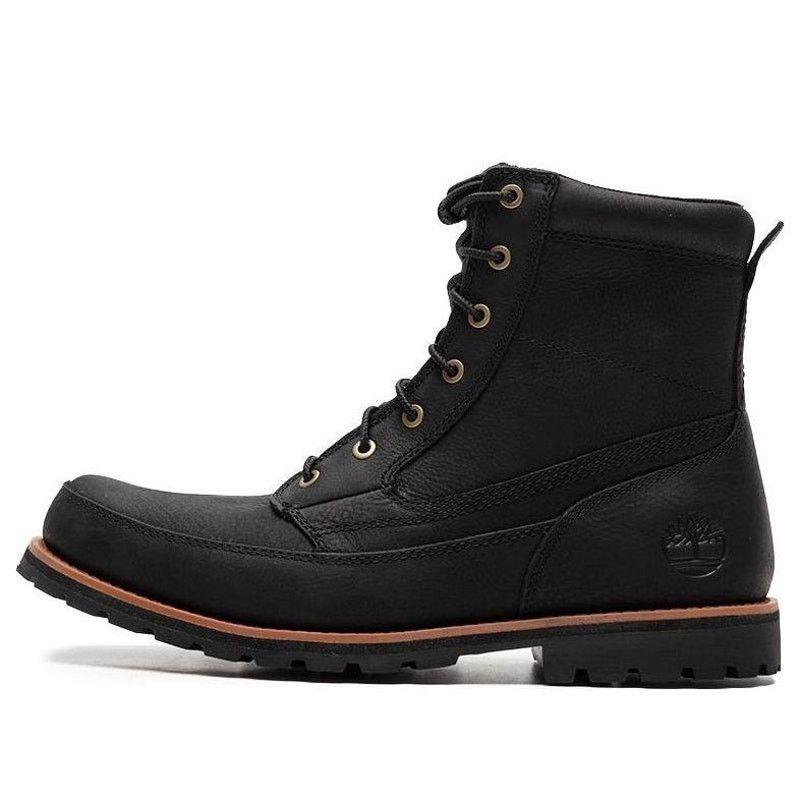 Timberland TIMBERLAND MEN'S 9.5 ATTLEBORO MID LACE BOOT JET BLACK NIB Size US 9.5 / EU 42-43 - 2 Thumbnail