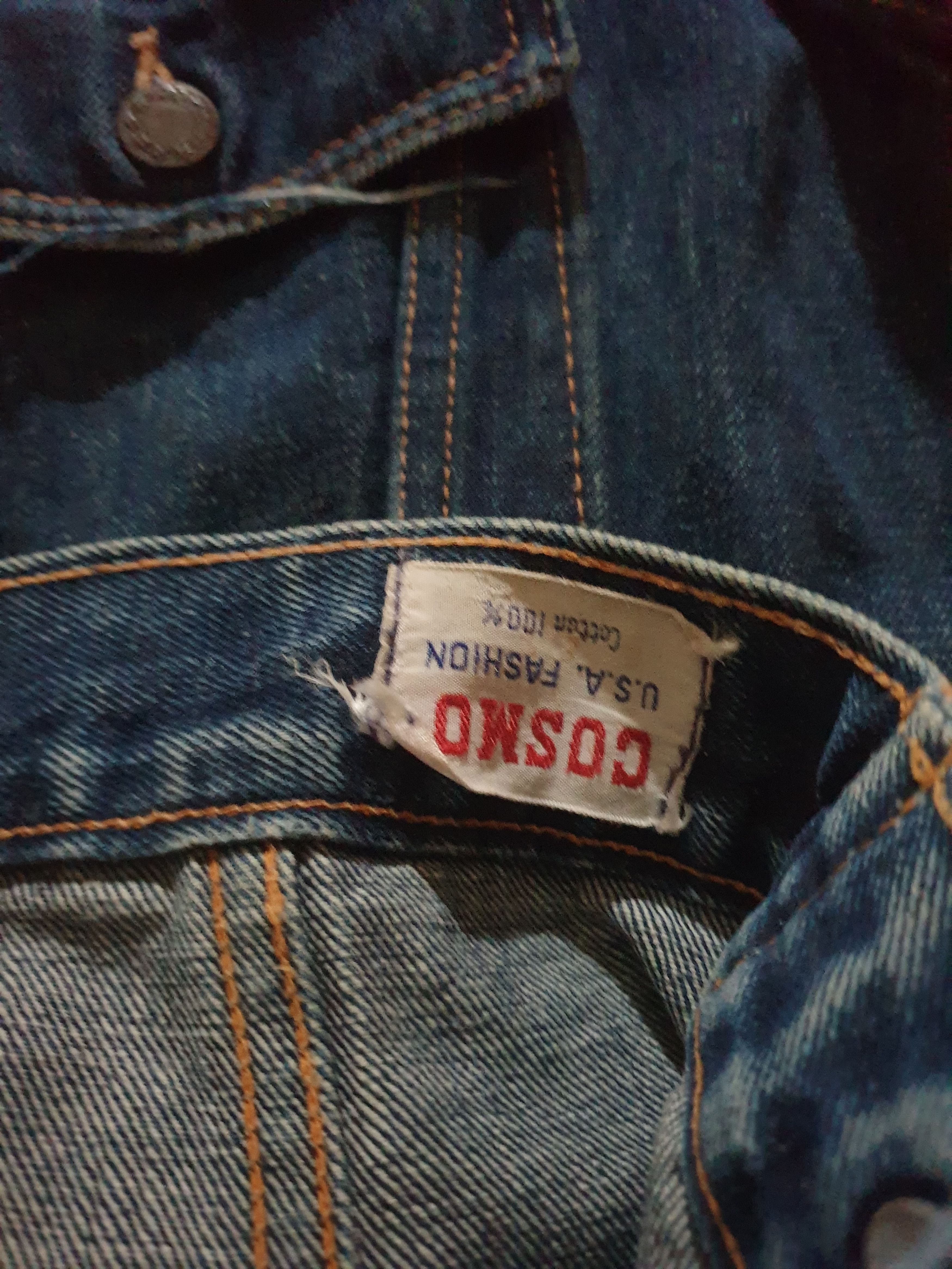 Japanese Brand Dad owl Selvedge blue colour denim Jacket Size US S / EU 44-46 / 1 - 4 Thumbnail