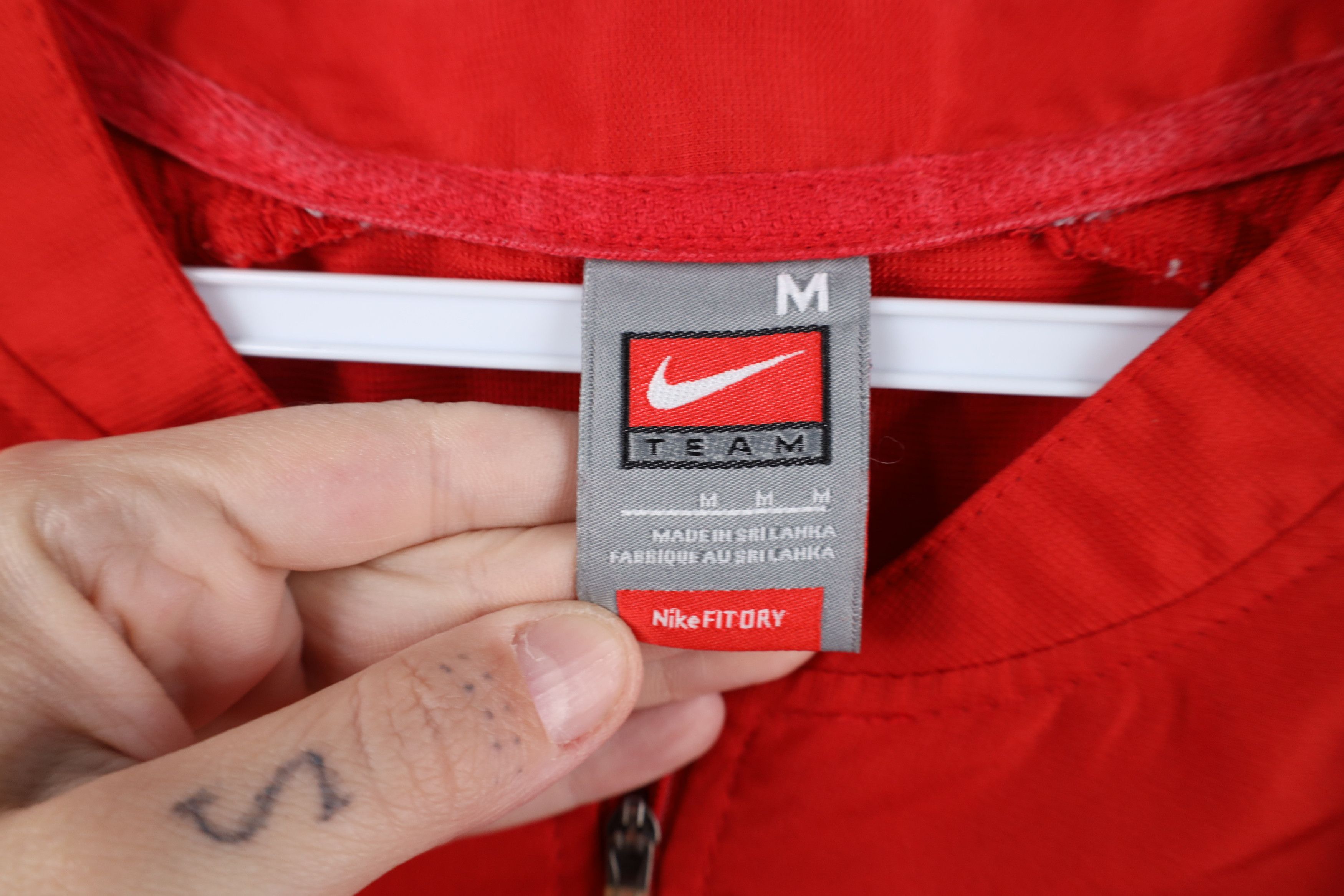 Nike Vintage Nike Scott Mini Swoosh Half Zip Pullover Jacket Red Size US M / EU 48-50 / 2 - 9 Thumbnail