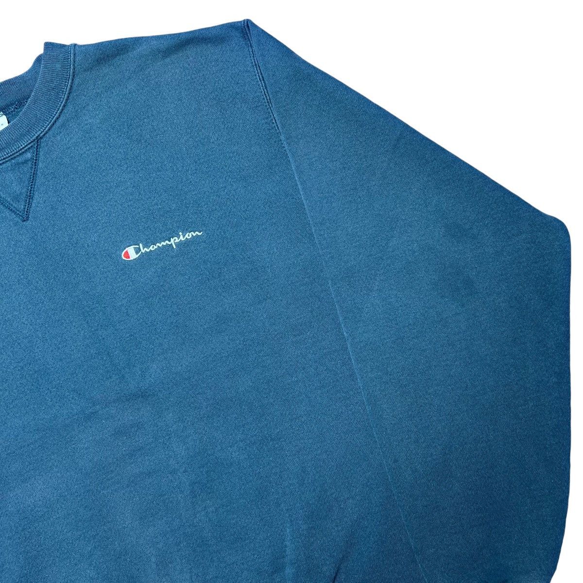 Champion × Vintage 90s Champion Blue Athletic Apparel Embroidered Sweatshirt Size US XL / EU 56 / 4 - 15 Thumbnail