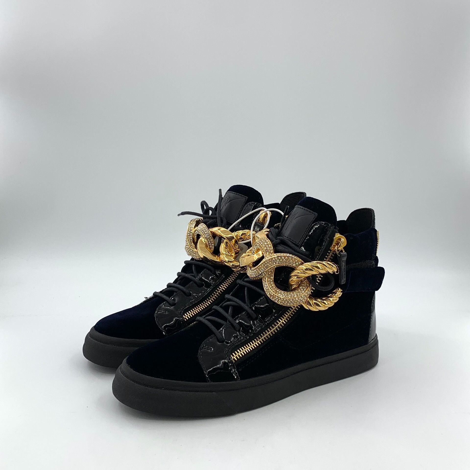 Giuseppe Zanotti Giuseppe Zanotti Black Hitop Sneakers 41 Men Size US 8.5 / EU 41-42 - 1 Thumbnail