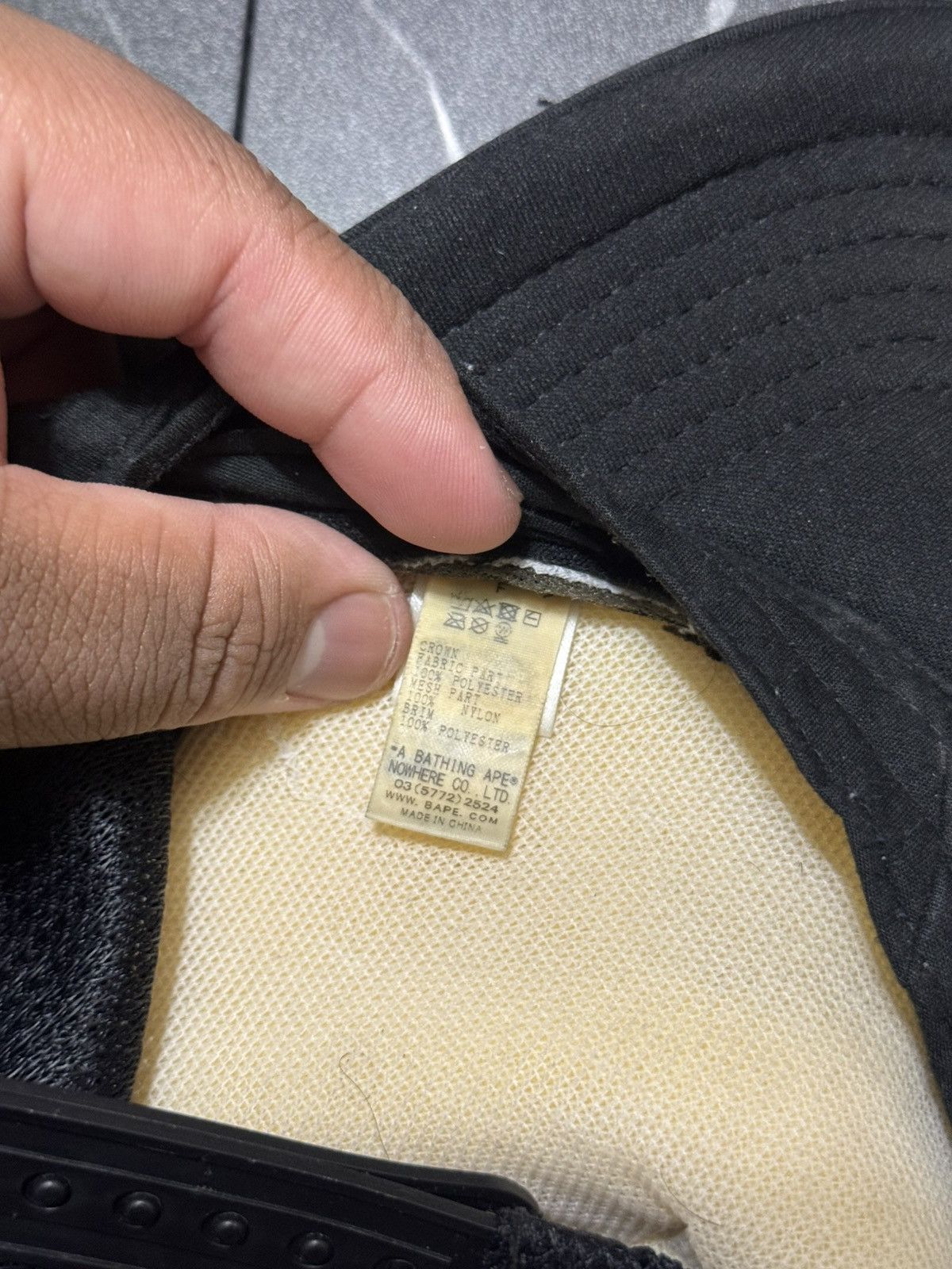 Bape BAPE Family Bag Apehead Hat Cap Size ONE SIZE - 8 Thumbnail