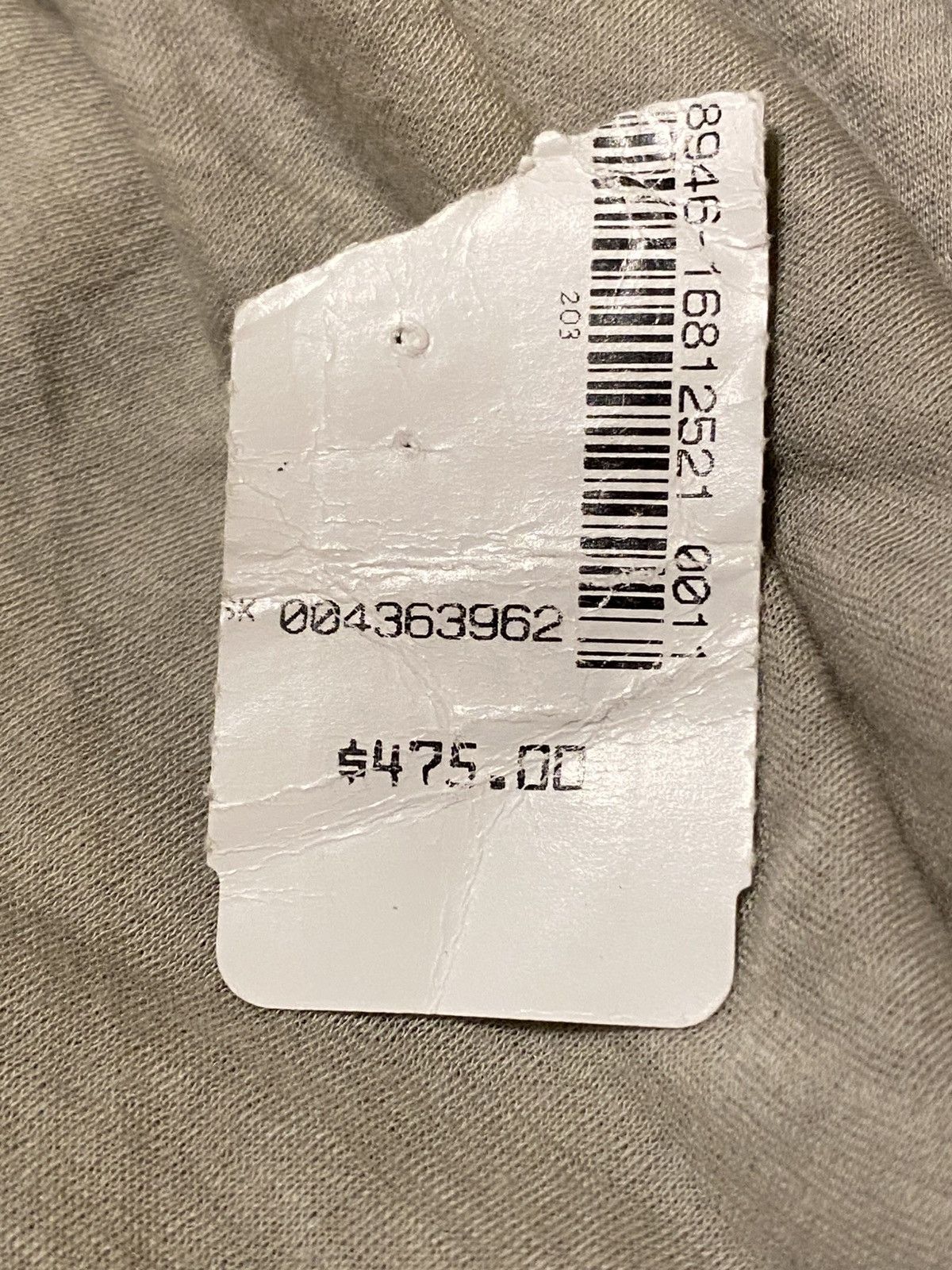 Rick Owens Rick Owens “Forever” Long Sleeve Top Size US M / EU 48-50 / 2 - 8 Thumbnail