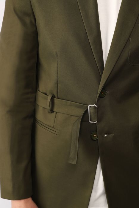 Imperial BNWT SS23 IMPERIAL ASYMMETRIC BELT OLIVE JACKET XL Size US XL / EU 56 / 4 - 11 Thumbnail