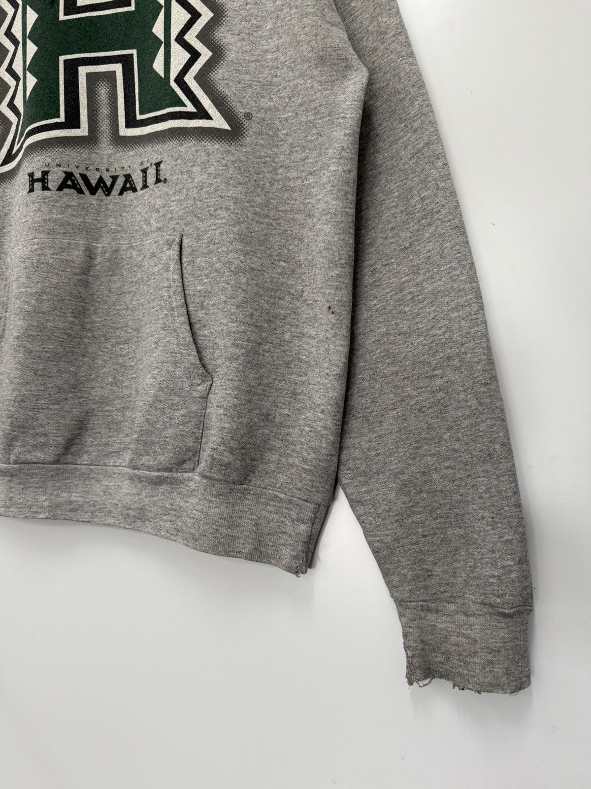 Hanes × Vintage 🔥 Vintage Y2K University of Hawaii Sweat Hoodie Size US M / EU 48-50 / 2 - 2 Thumbnail