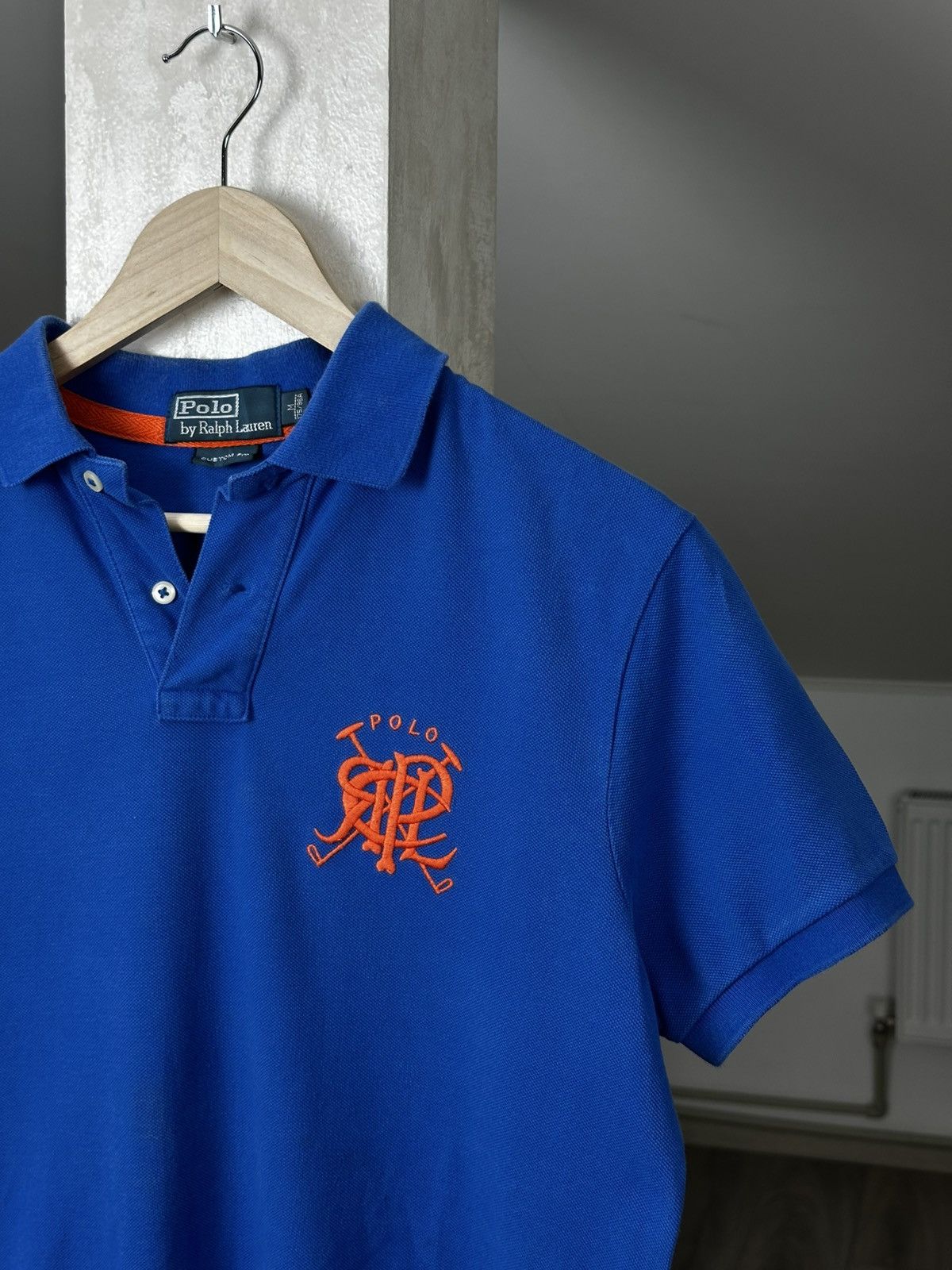 Vintage Vintage Polo Ralph Lauren Rugby Blue Polo Tee Size US M / EU 48-50 / 2 - 3 Thumbnail