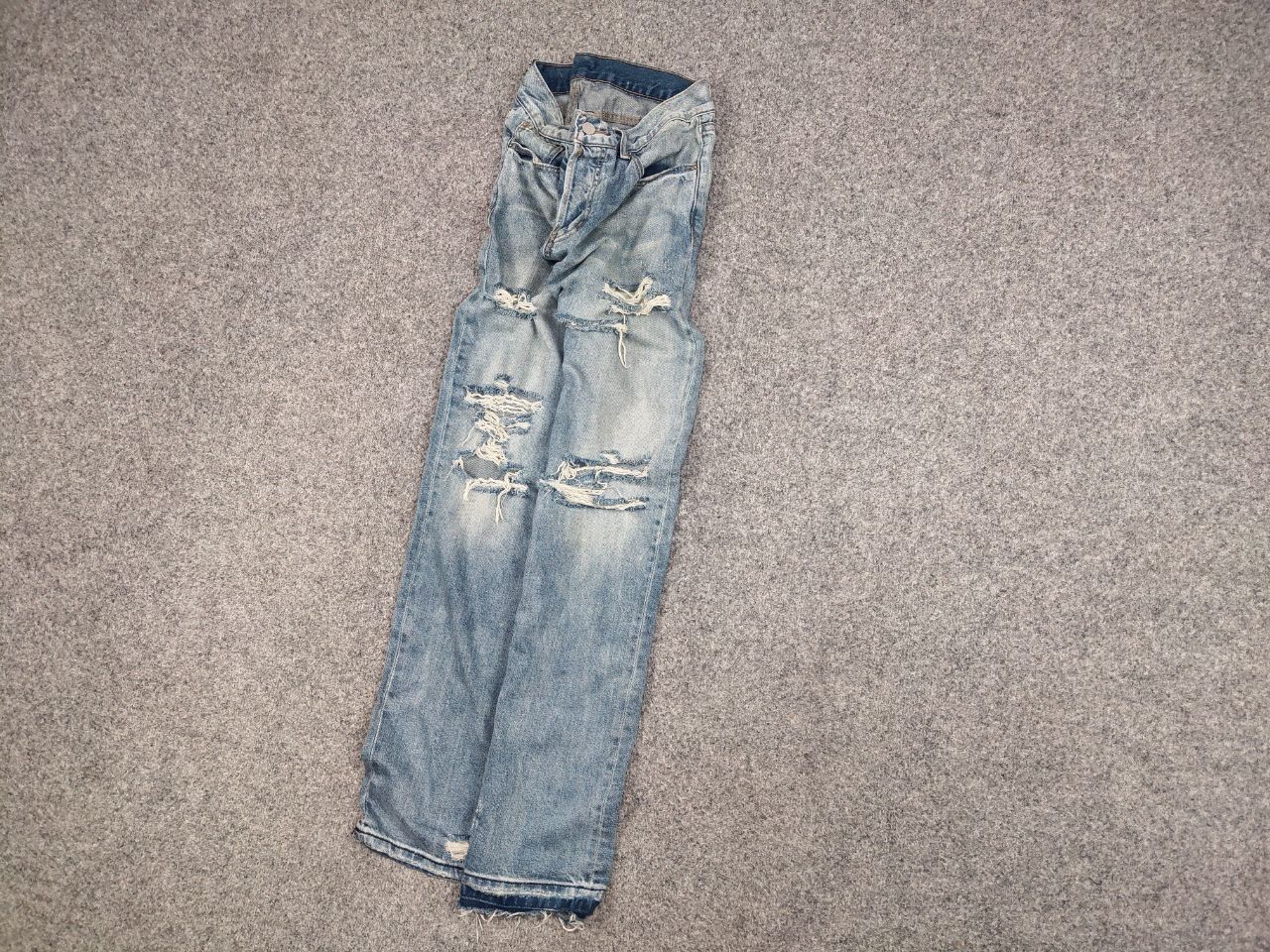 MNML Mnml Design Distressed Denim Jeans Y2K Vintage Japan Style Size US 32 / EU 48 - 3 Thumbnail