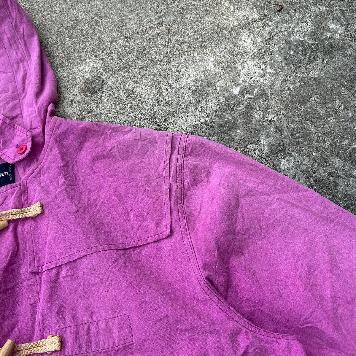 RRL Ralph Lauren Vintage 80s-90s Polo Ralph Lauren Toggle Hoodie Sun Faded Size US L / EU 52-54 / 3 - 8 Thumbnail