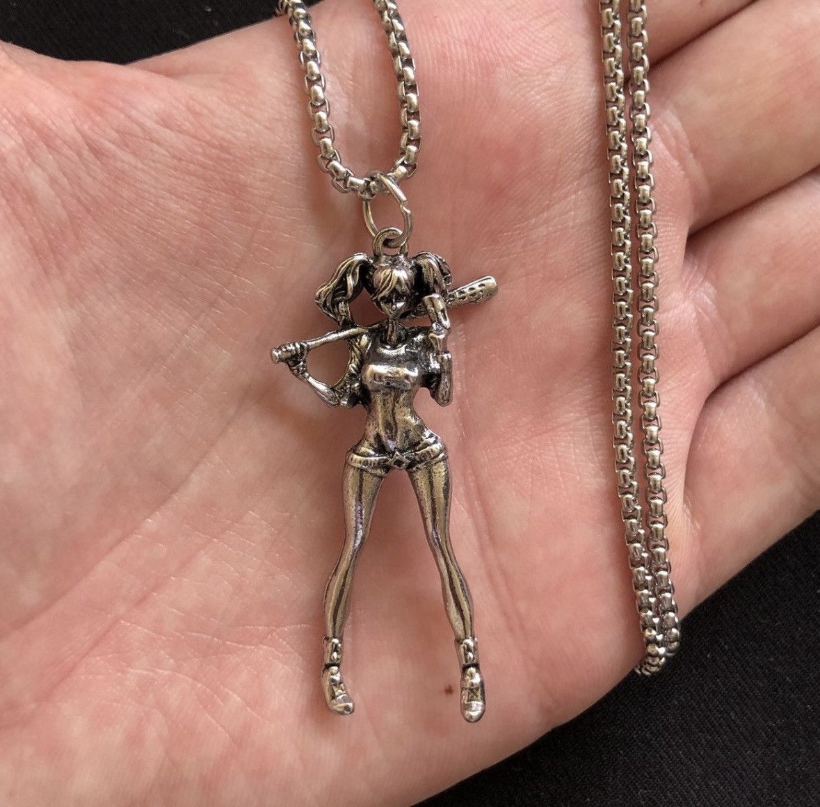 Jewelry Punk Necklace Gothic Chain Size ONE SIZE - 5 Thumbnail
