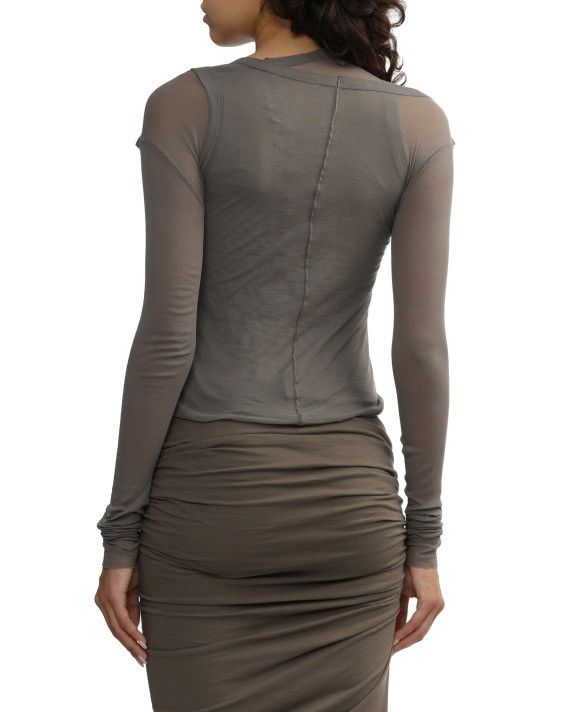 Rick Owens Last Size Rick Owens Cropped Banana Tee in Grey Size S / US 4 / IT 40 - 3 Thumbnail