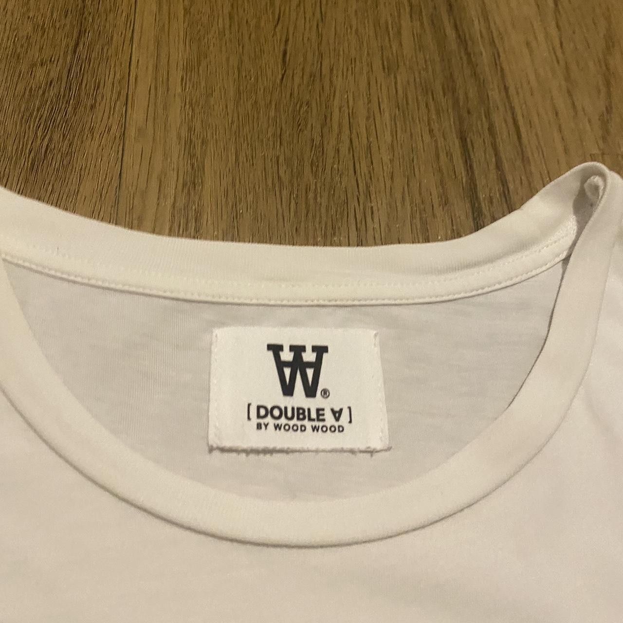 Woolrich Woolen Mills White and Green Wood Wood Double A Embroidered Size US XL / EU 56 / 4 - 4 Thumbnail