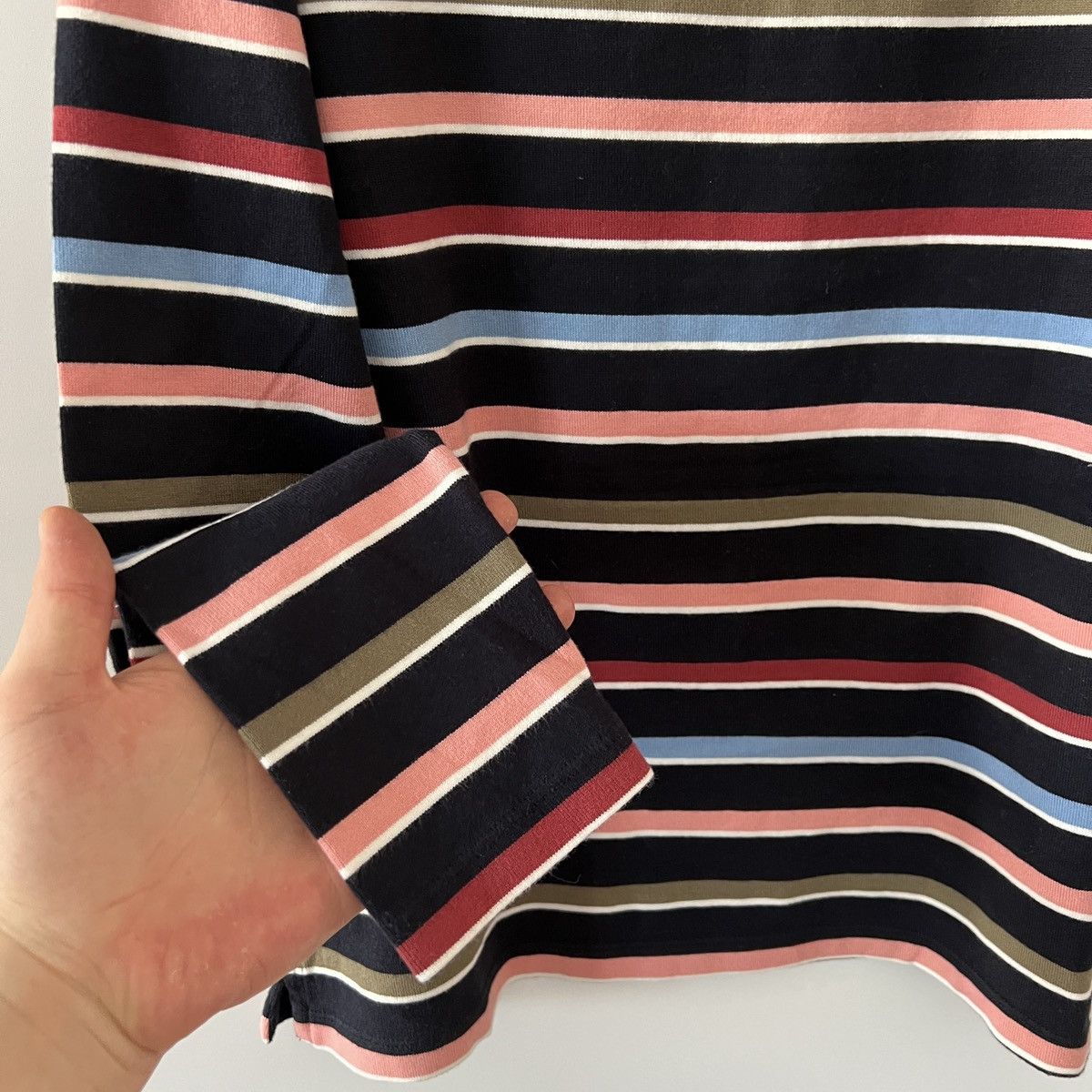 Barbour Barbour Hawkins Striped Cotton Top Size US 10 / UK 14 Size L / US 10 / IT 46 - 6 Thumbnail