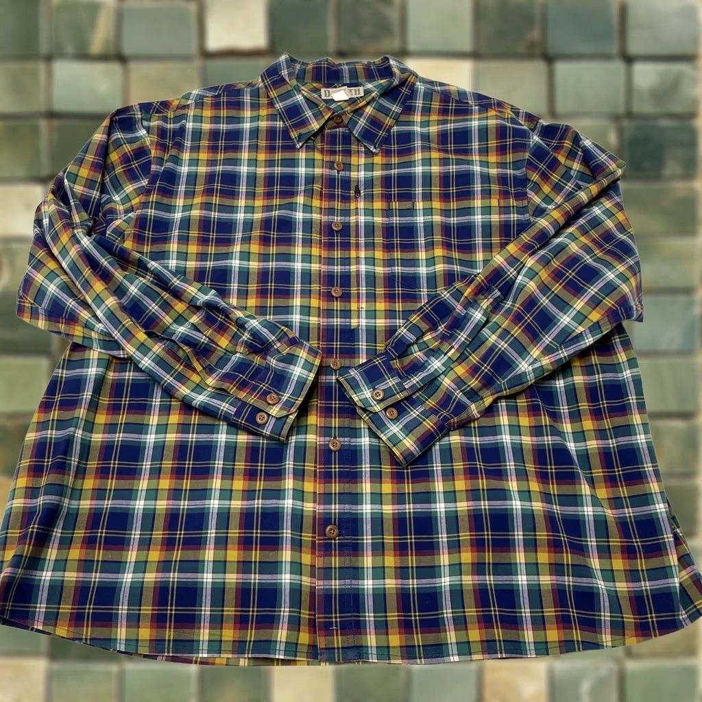 CO Duluth Plaid Button-Down Dress Shirt 2XL Long Sleeve Casual Men's Shirt Button-Up, Multicolor, All Seasons, Breathable, Workwear, Classic, Regular Fit Size US XXL / EU 58 / 5 - 1 Thumbnail