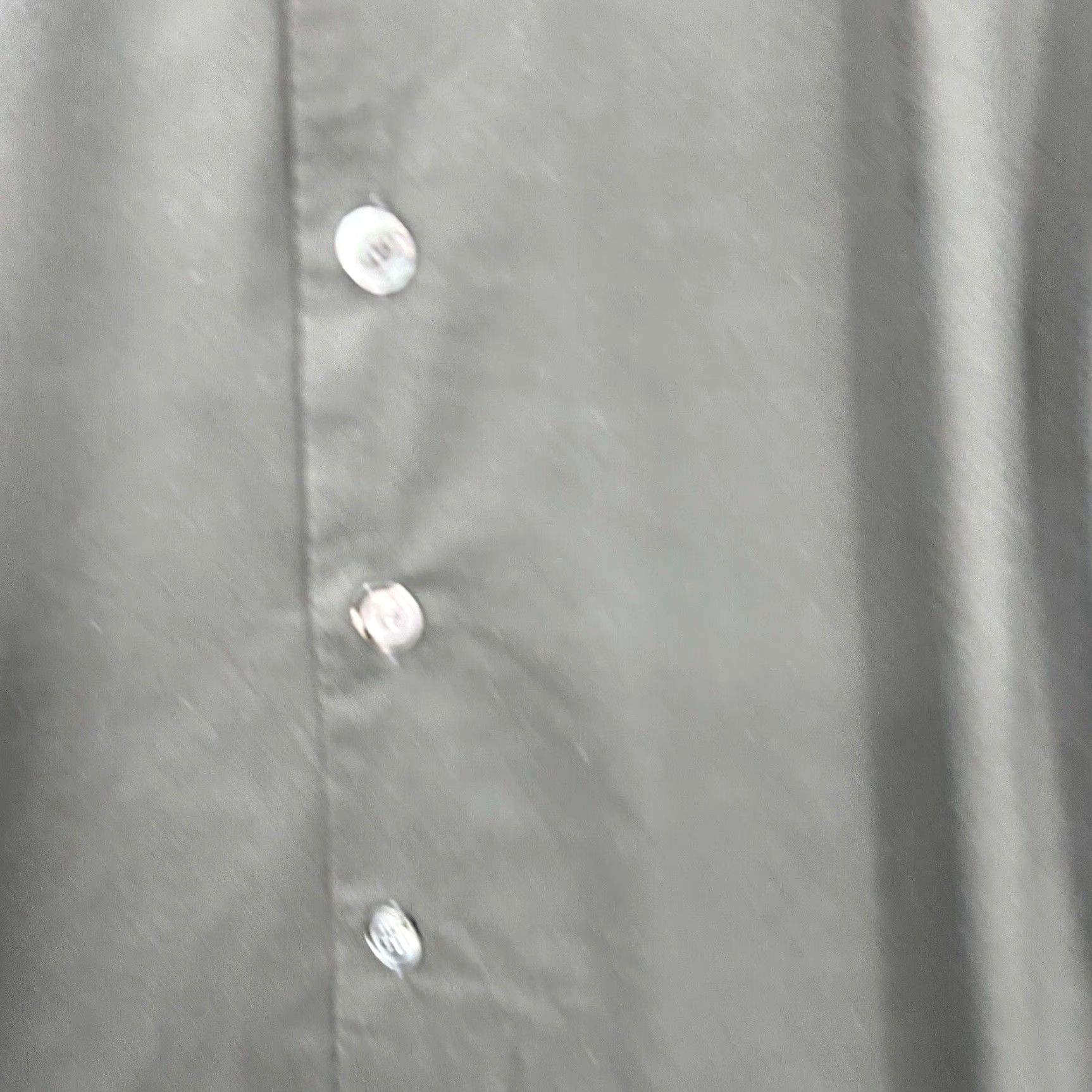 Harrods Harrods Men's Dress Shirt Large Black Retro Preppy Cotton Long Sleeve Business Casual Formal Size 42R - 5 Thumbnail