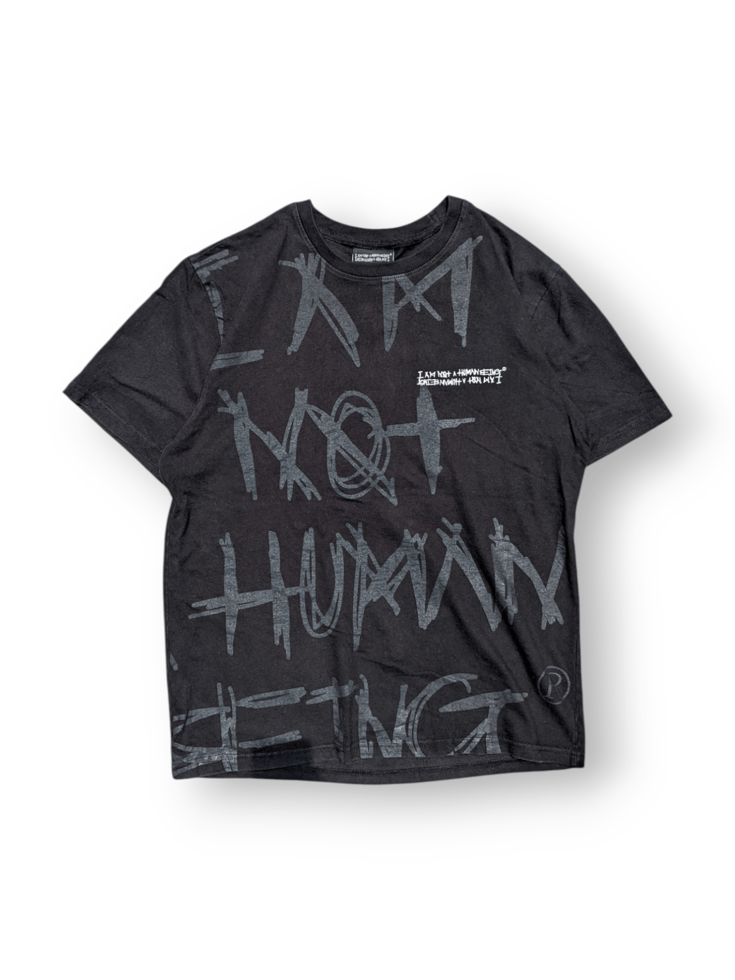 I Am Not A Human Being I Am Not Human Being Logo Print T shirt Size US M / EU 48-50 / 2 - 1 Thumbnail