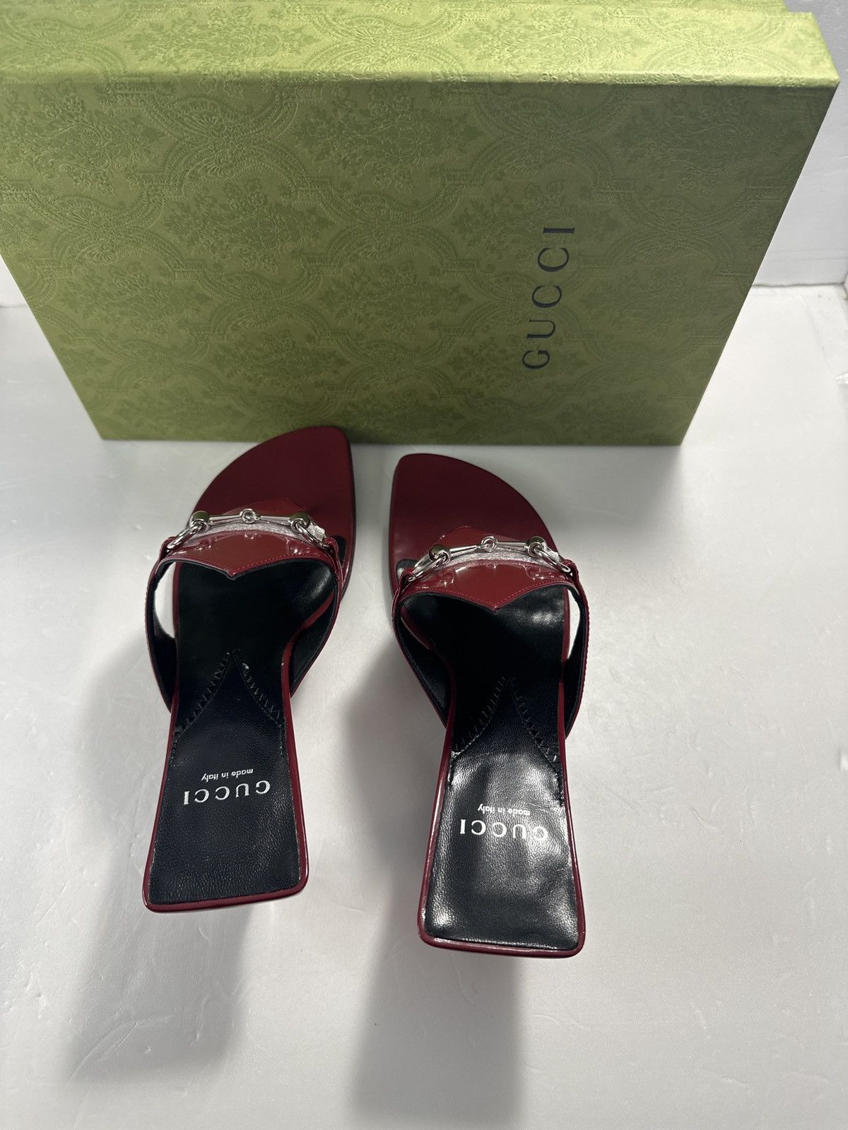 Gucci Gucci Horsebit Kitten Heel Flip Flop Size US 8 / IT 38 - 12 Thumbnail