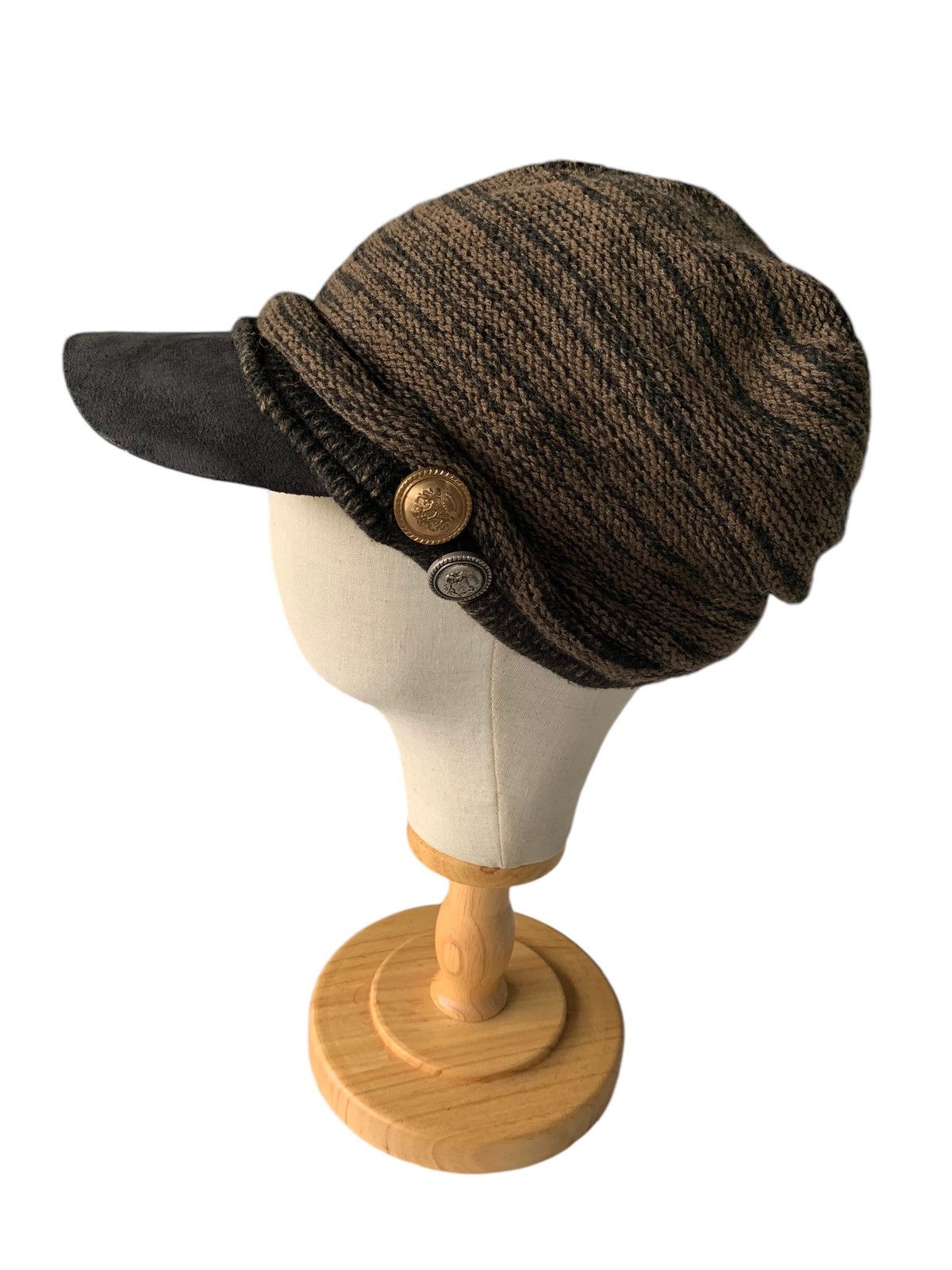 14th Addiction × Japanese Brand × Le Grande Bleu (L.G.B.) Punk Bondage Style slouchy Knit Hats Size ONE SIZE - 5 Thumbnail