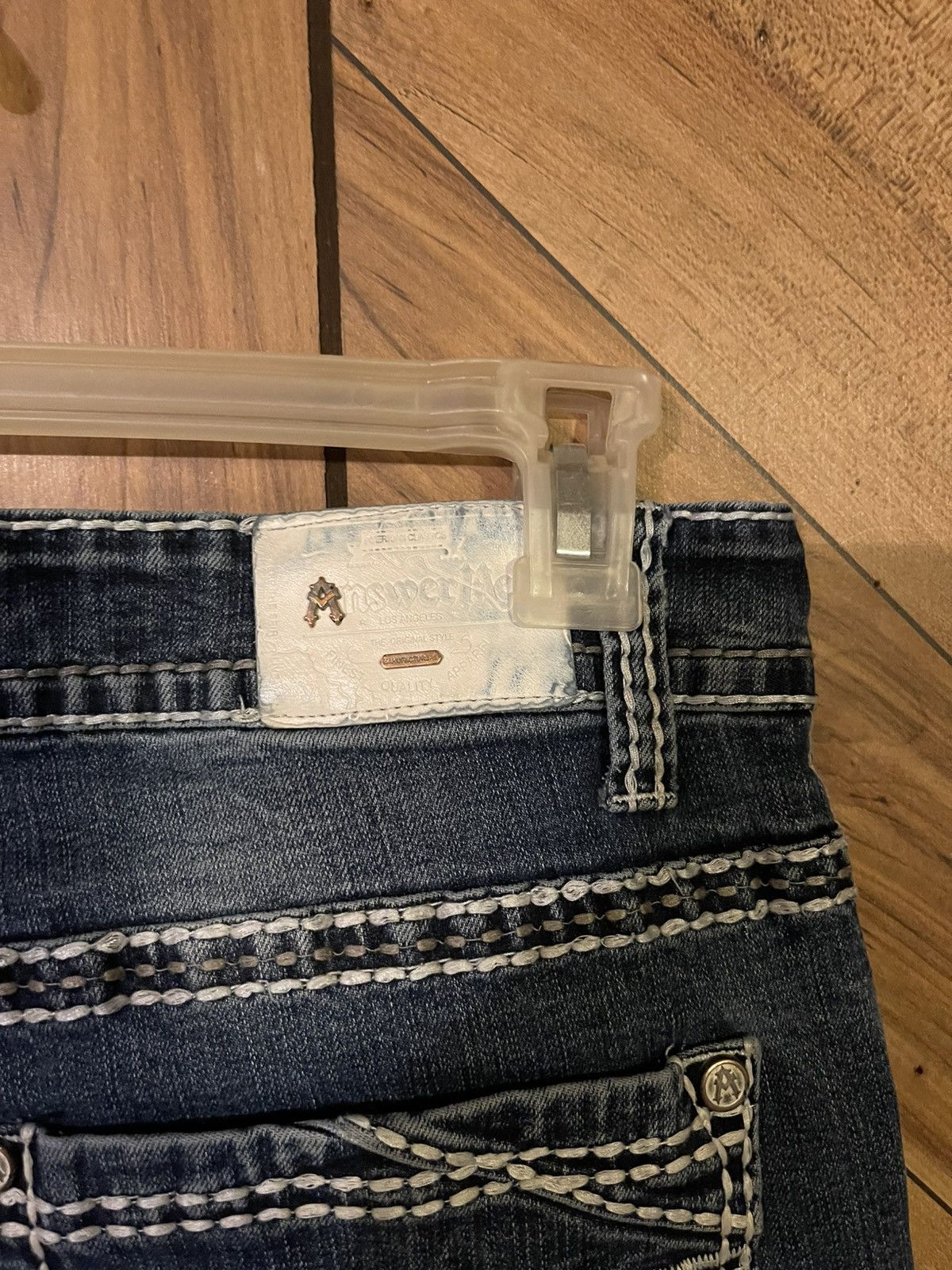 Other Answer Me Men’s 38 X 32 Straight Fit Blue Denim Jeans Size US 38 / EU 54 - 11 Thumbnail