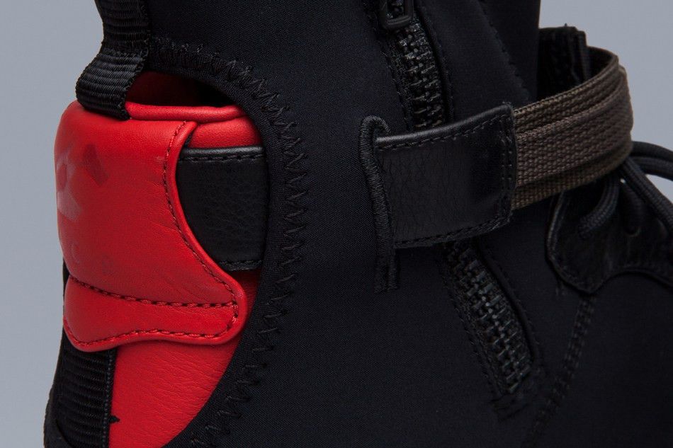 Acronym × Nike Acronym x NikeLab Air Force 1 Downtown Hi SP 'Black Crimson' Size US 10 / EU 43 - 3 Thumbnail