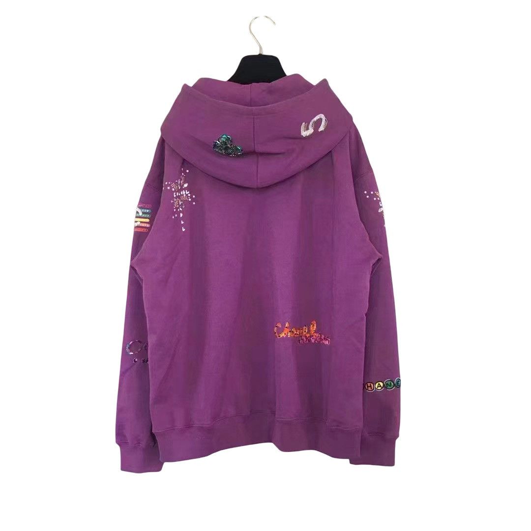 Chanel Chanel pharell hoodie purple Size US L / EU 52-54 / 3 - 2 Thumbnail