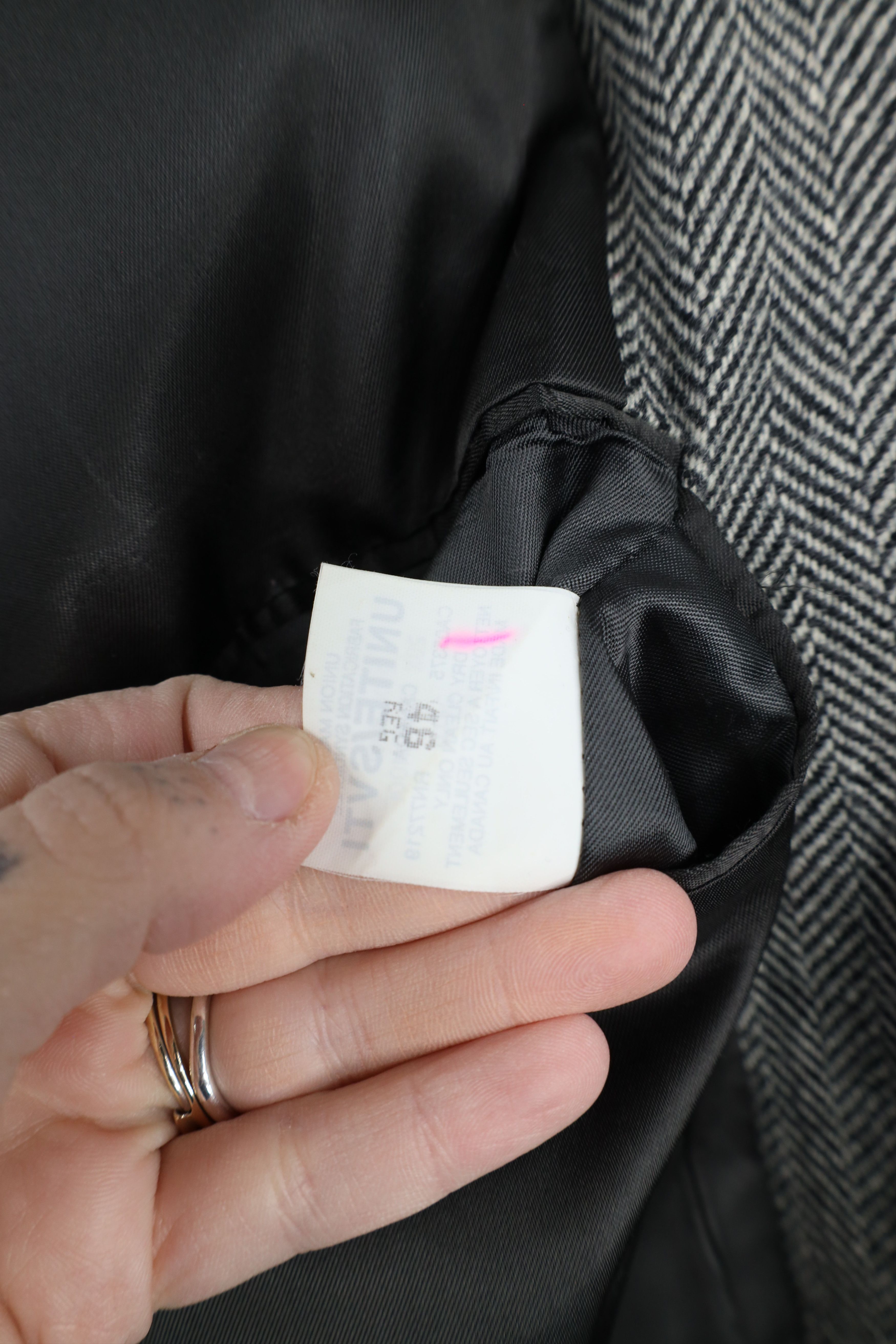 Vintage Vintage 90s Streetwear Herringbone 2 Button Blazer Jacket Size US XXL / EU 58 / 5 - 13 Thumbnail