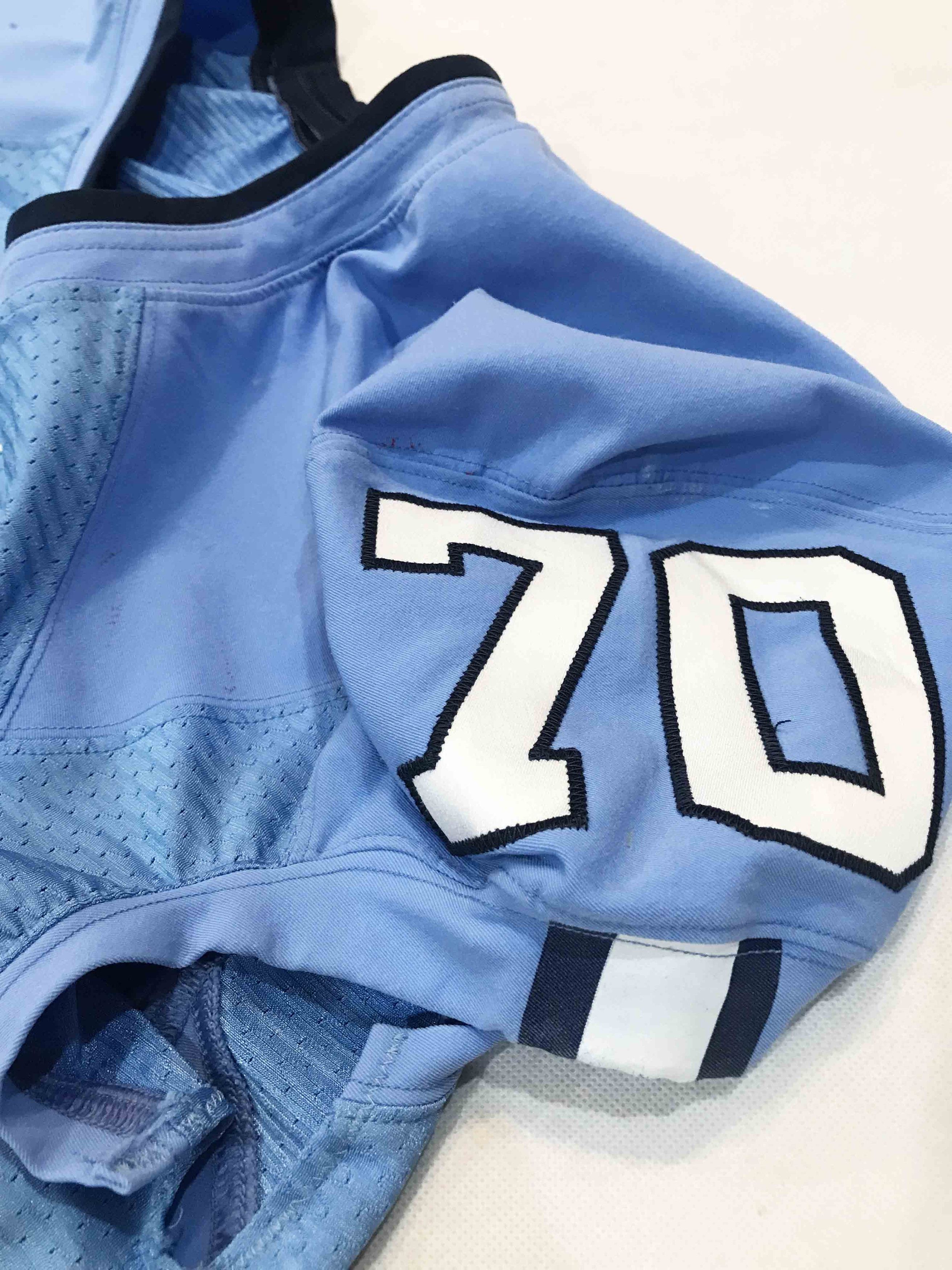Nike Nike UNC North Carolina Tar Heels #70 Football Game Jersey Size US M / EU 48-50 / 2 - 6 Thumbnail