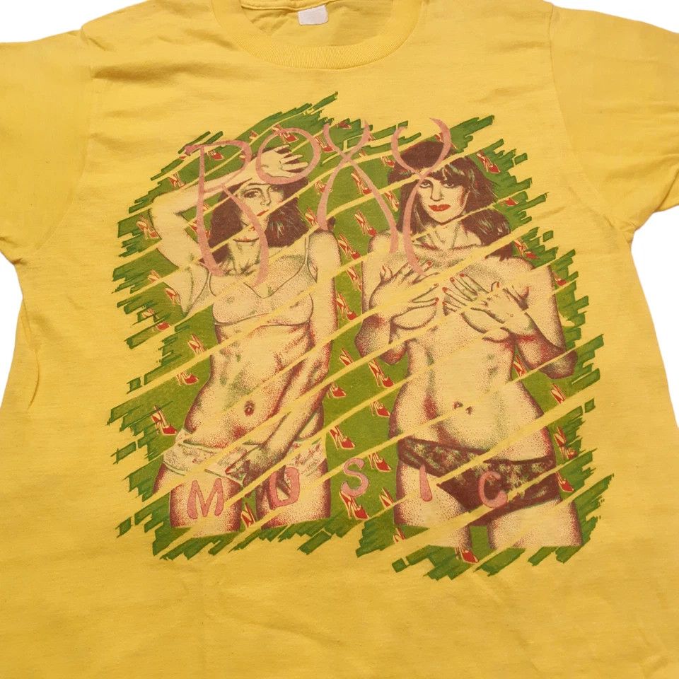 Vintage Vintage 70s Roxy Music – Country Life T Shirt Bryan Ferry Size US S / EU 44-46 / 1 - 3 Thumbnail