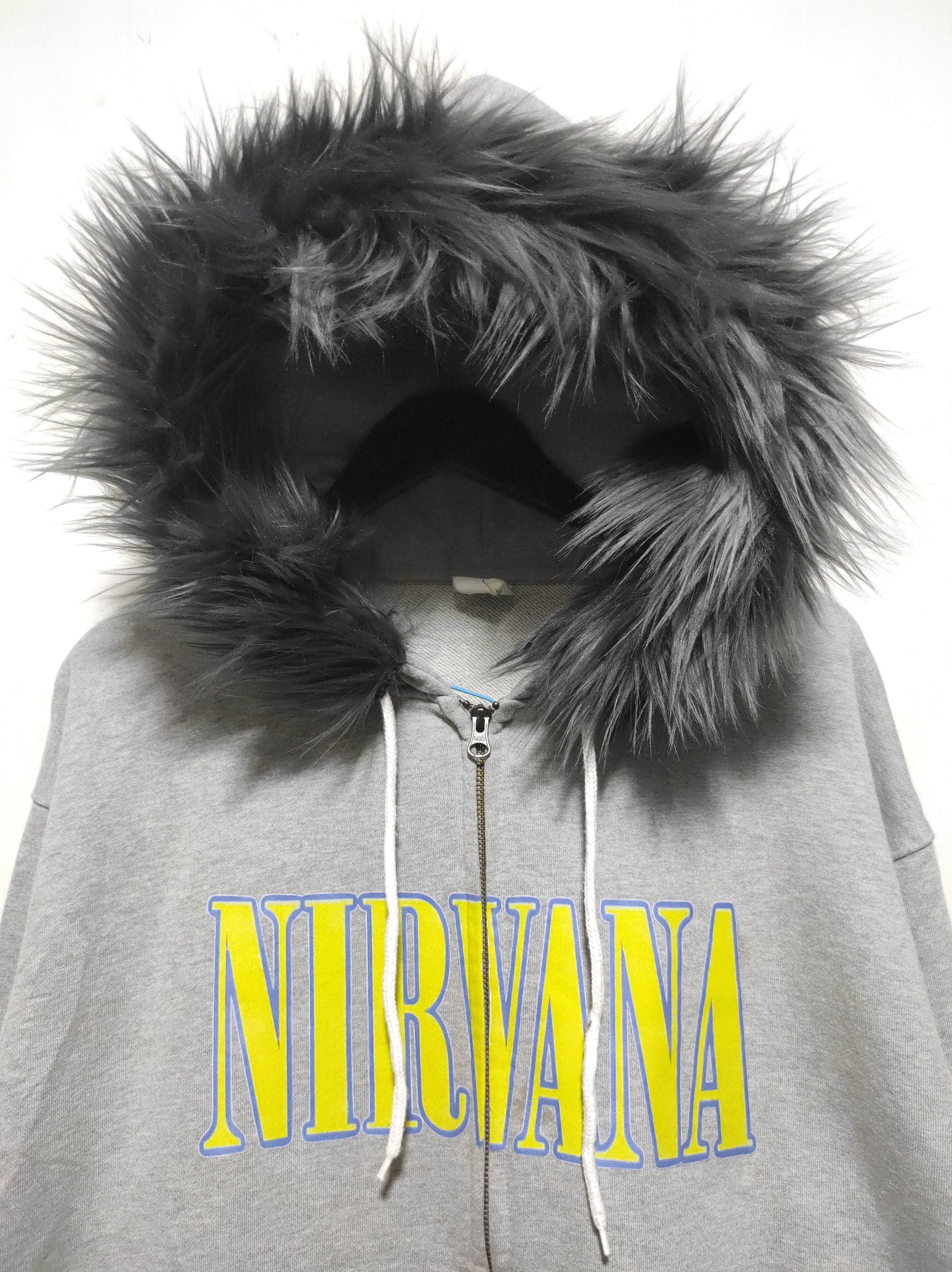 Hysteric Glamour Custom Nirvana Double Zip Fur Boxy Hoodie i6w9 LBG style Size US L / EU 52-54 / 3 - 8 Thumbnail