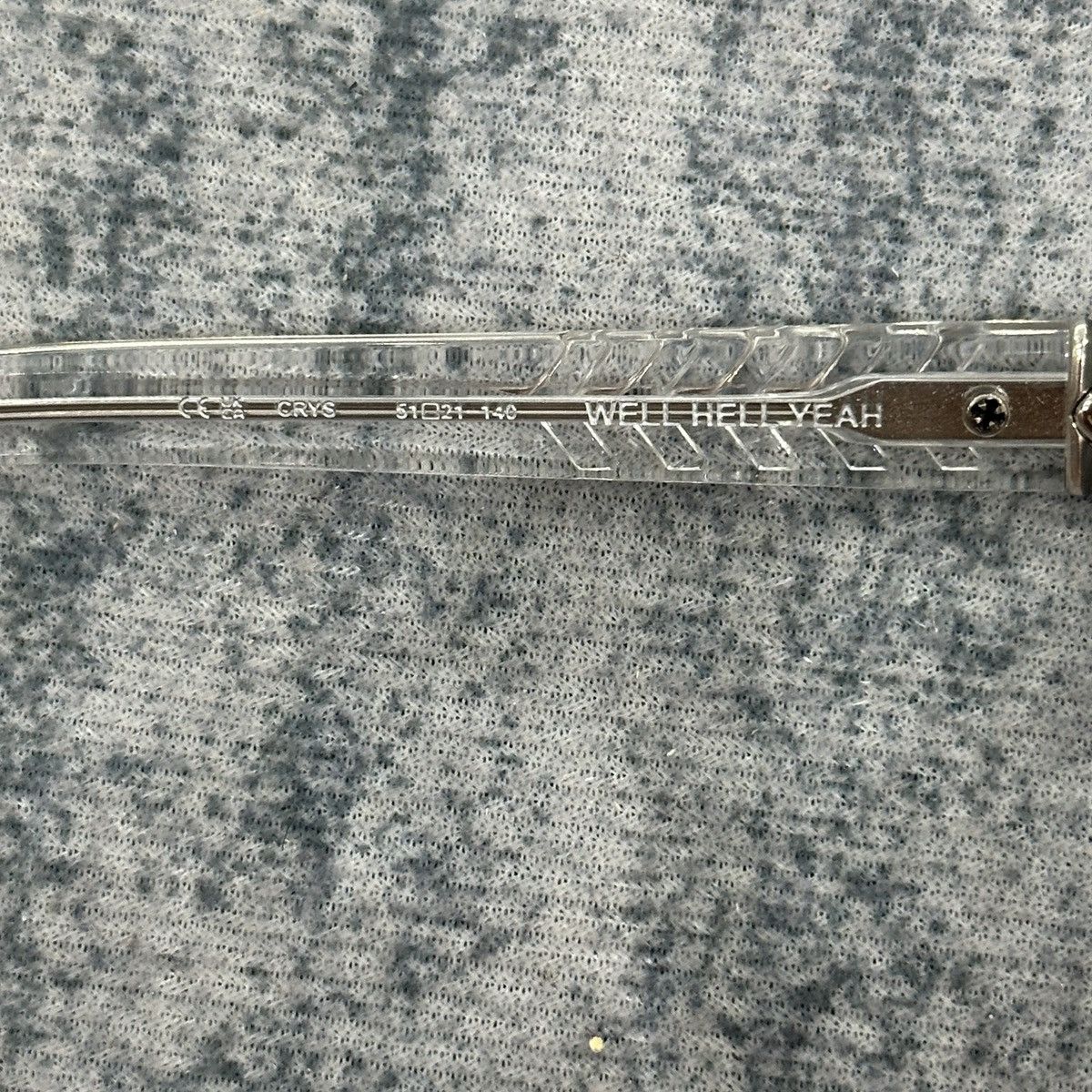 Chrome Hearts CHROME HEARTS WELL HELL YEAH CRYSTAL EYEGLASSES Size ONE SIZE - 9 Thumbnail
