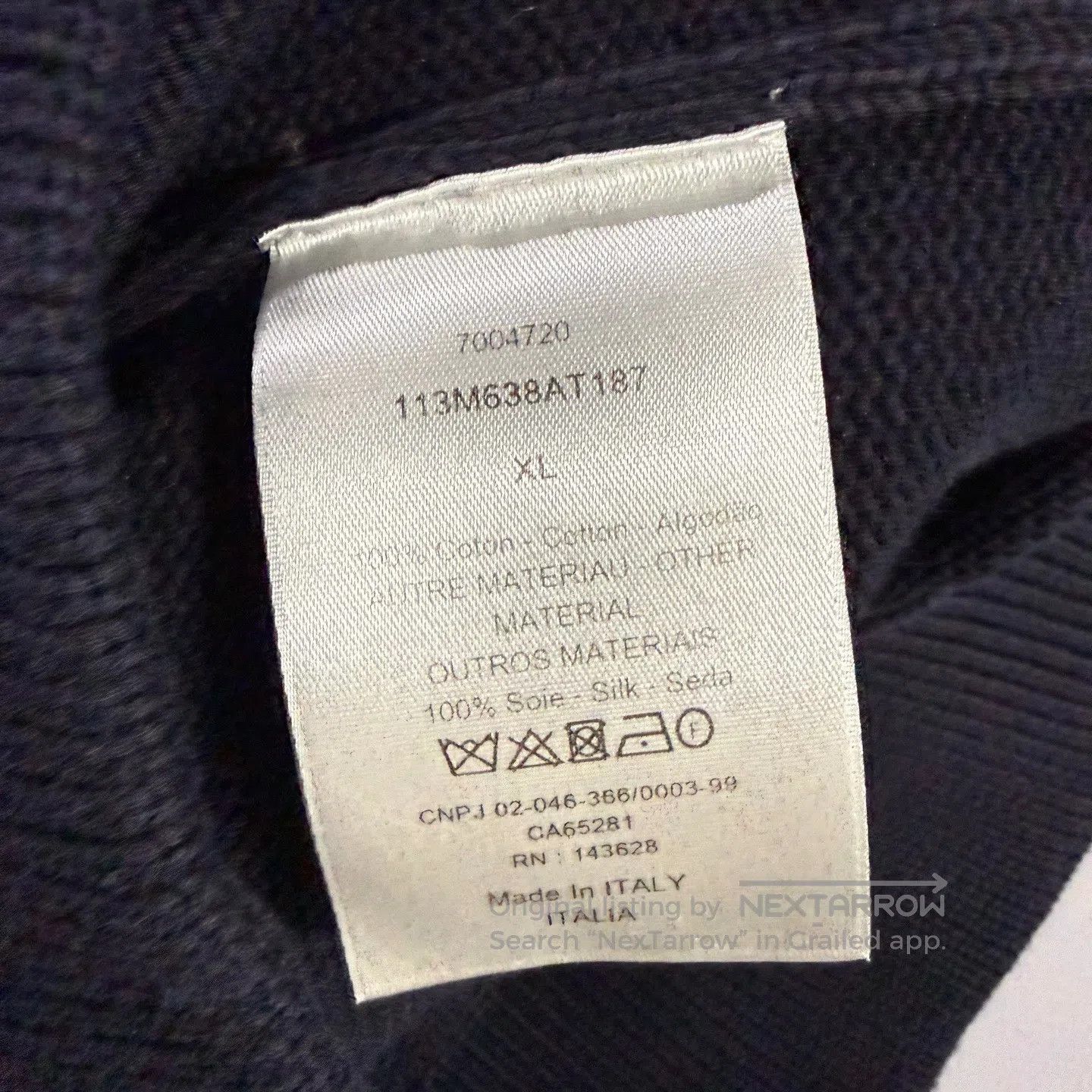 Dior Dior Hot-selling Kirin Arm Knit Sweater| Size US XL / EU 56 / 4 - 6 Thumbnail