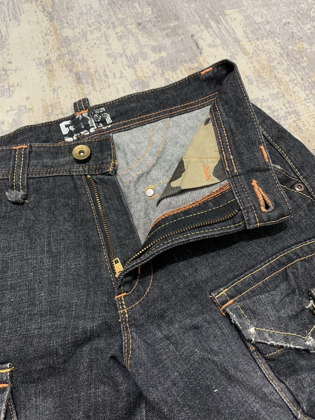Edwin Edwin 505 ifsixwasnine Style Cargo Flared Jeans W31x30 Size US 31 - 5 Thumbnail