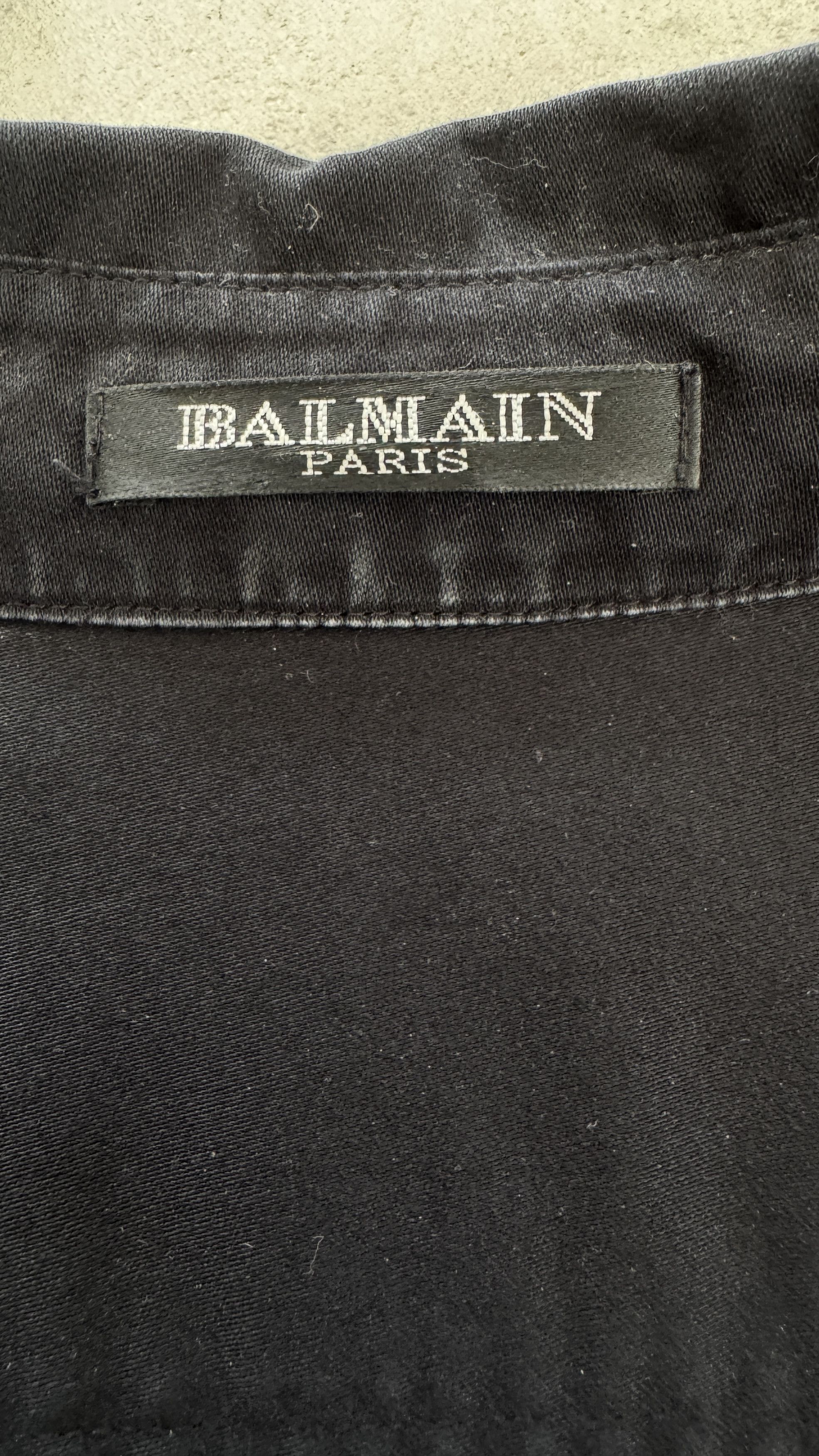 Balmain Rare 2011 Balmain distressed chain mall shirt Size M / US 6-8 / IT 42-44 - 10 Thumbnail