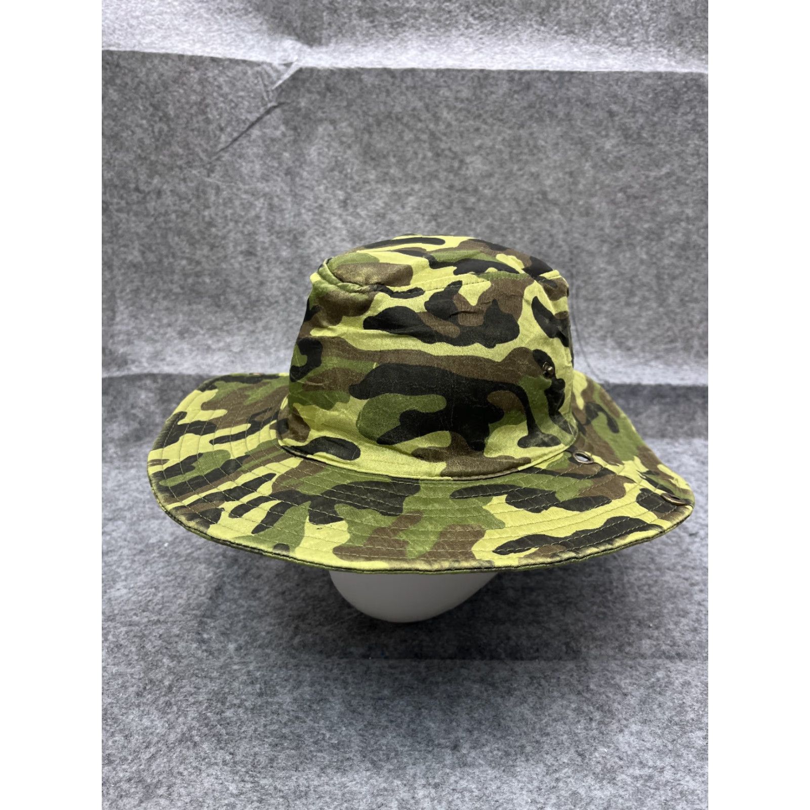 Walmart Camo Bucket Boonie Hat Adult Medium Green Jungle Cotton Outdoors Camp Size ONE SIZE - 4 Thumbnail