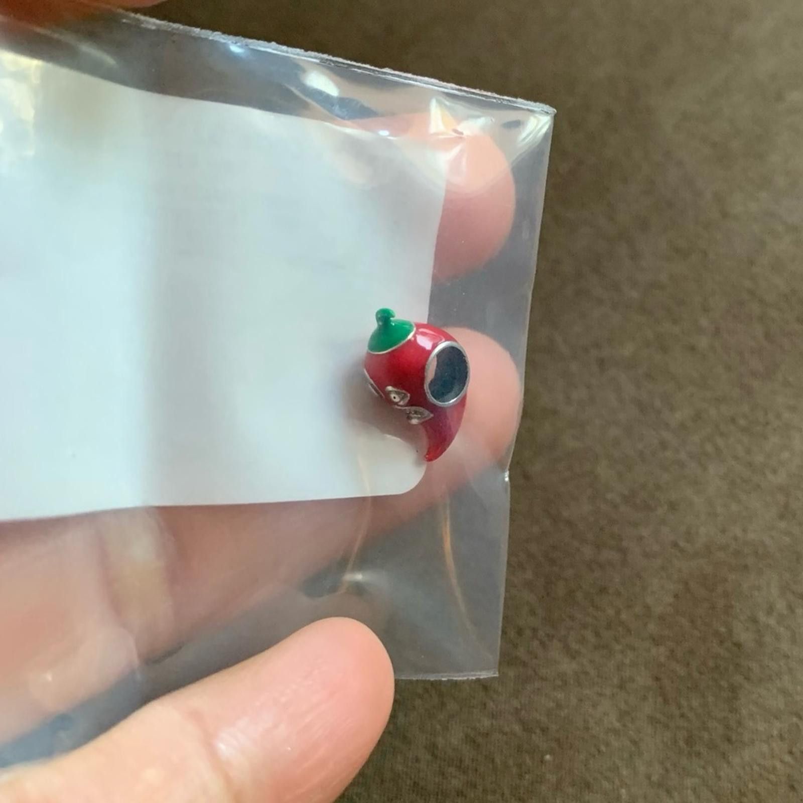 Other NWOT Red Hot Chili Pepper Charm Sterling Silver 925 Size ONE SIZE - 2 Thumbnail