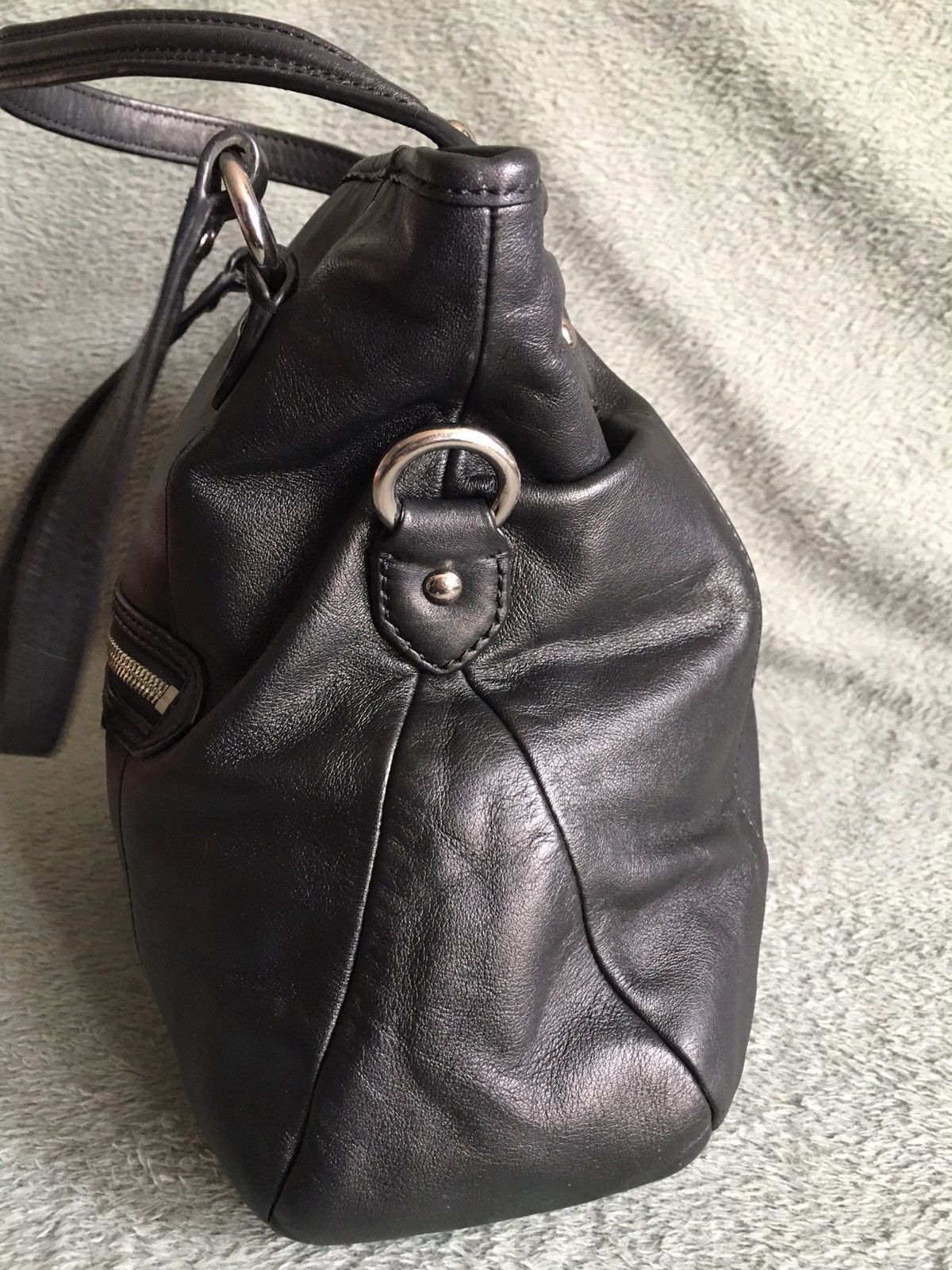 Coach COACH Daisy Mia Black Leather Handbag Shoulder Bag Size ONE SIZE - 6 Thumbnail