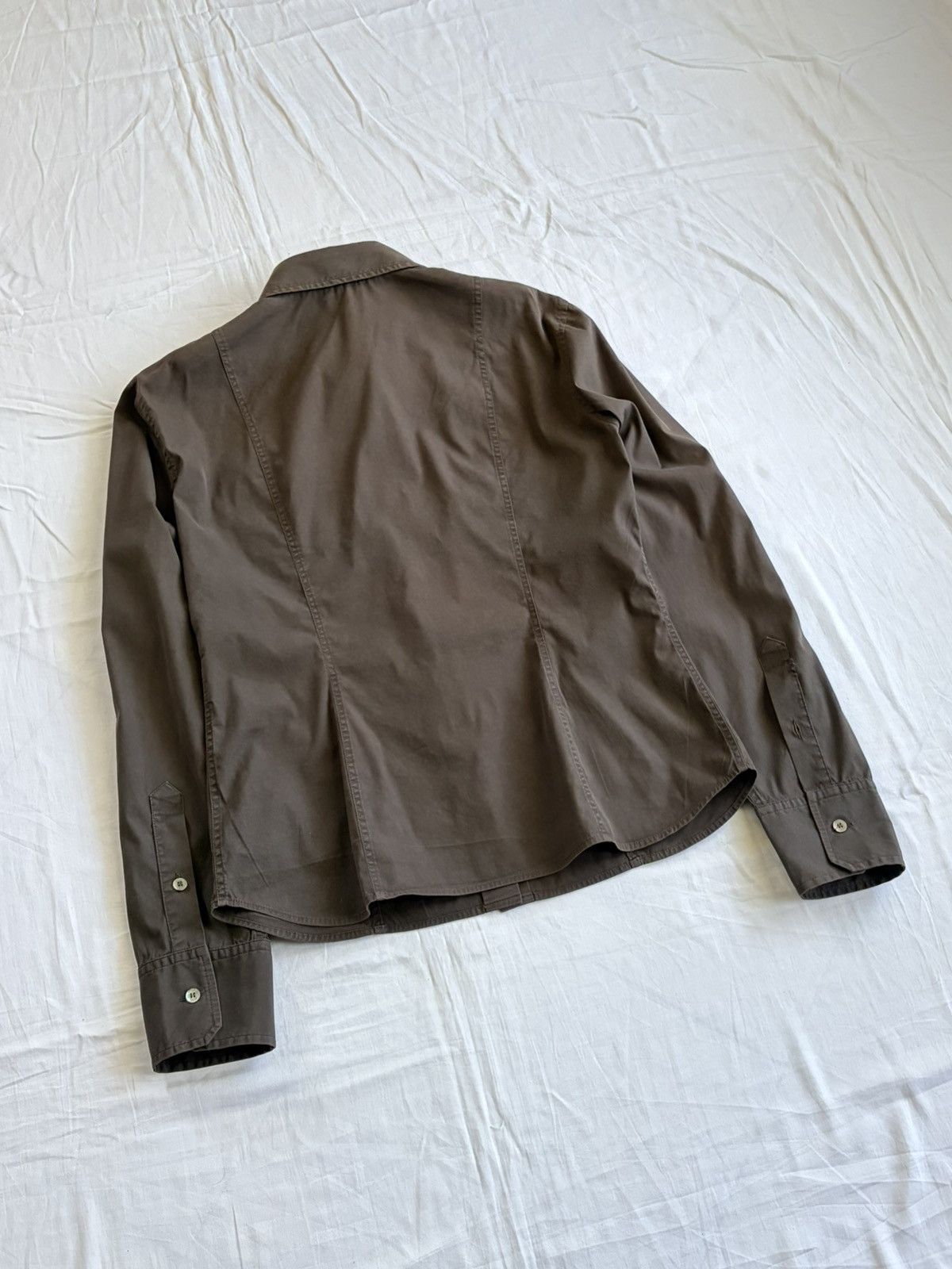 Gucci Gucci by Tom Ford 2001 military uniform shirt Size L / US 10 / IT 46 - 8 Thumbnail