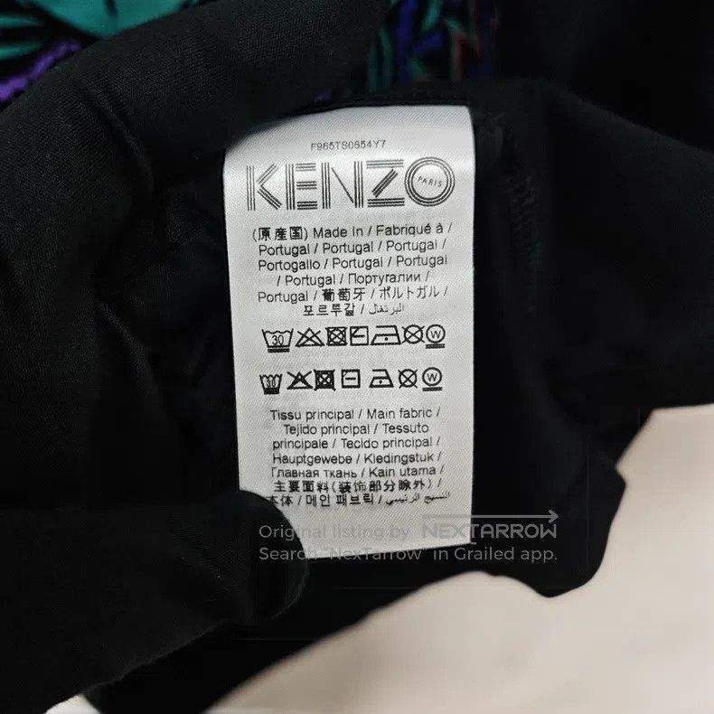 Kenzo Kenzo Black Classic Tiger Head Printed Logo Short-Sleeve T Size XL / US 12-14 / IT 48-50 - 6 Thumbnail