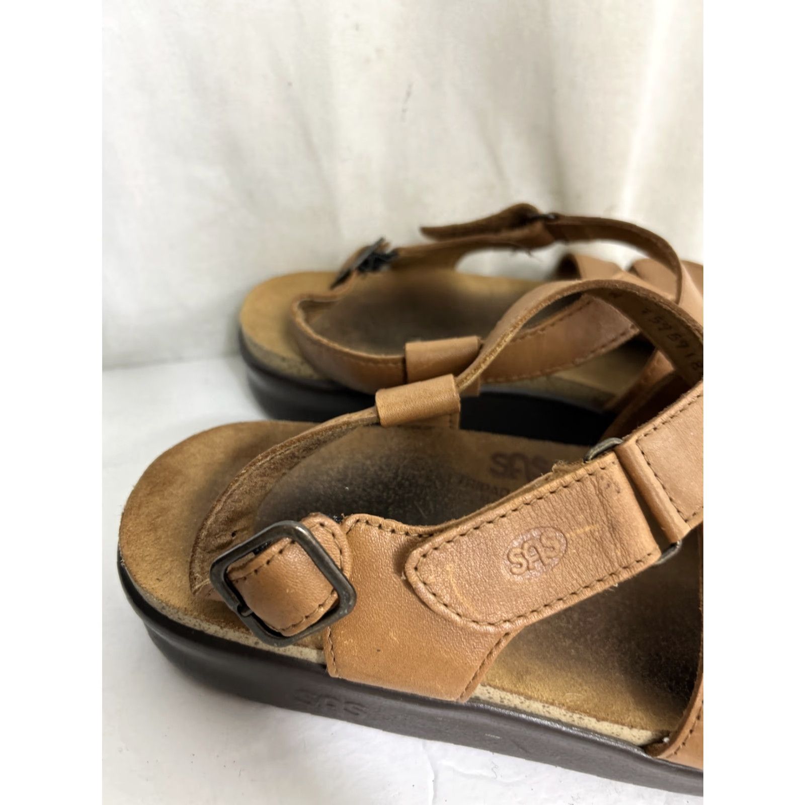SAS SAS Women’s Sandal Cross Strap Tripad Comfort Huggy Caramel 10 M Womens Shoes Size US 10 / IT 40 - 4 Thumbnail