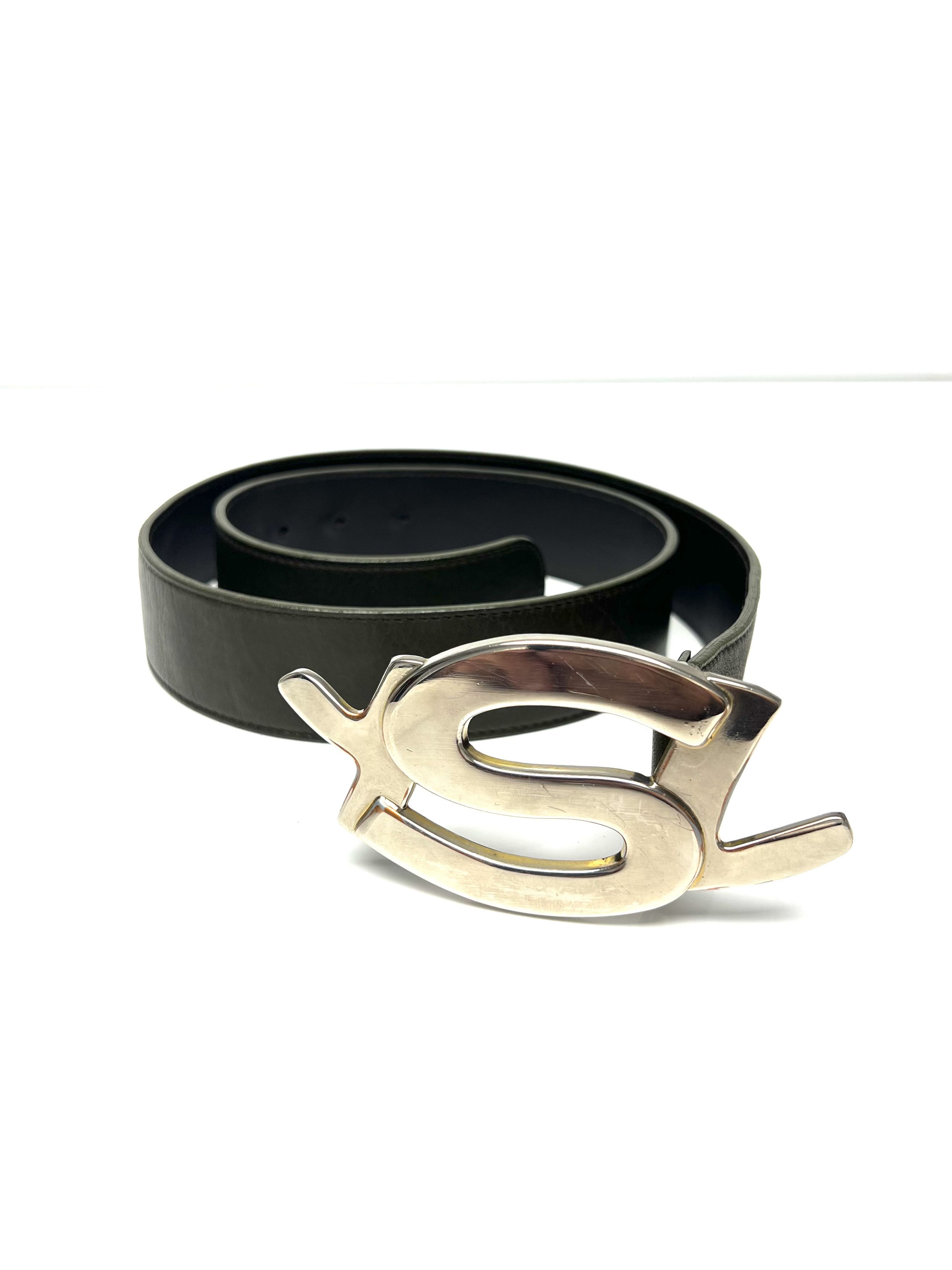 Yves saint laurent mens belt sales